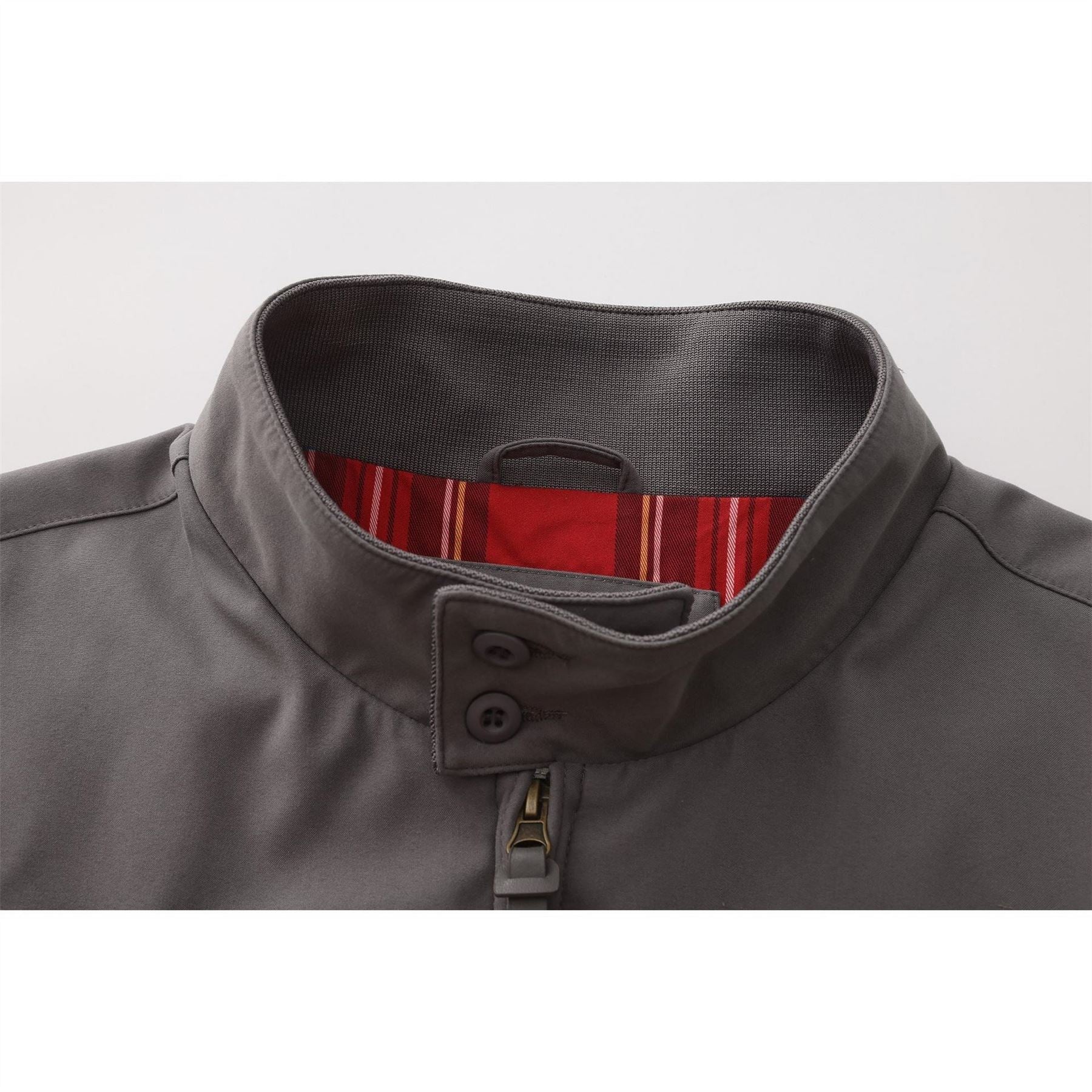 SoulCal Mock Neck Snap Button Ribbed Cuff Harrington Jacket