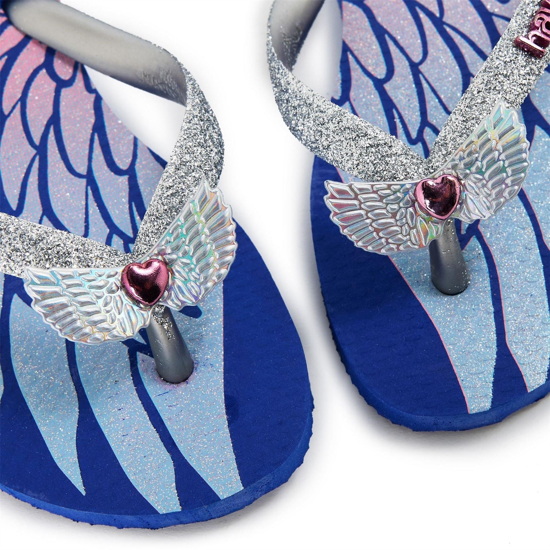 Havaianas Kids Slim Glitter Pink Flip Flops