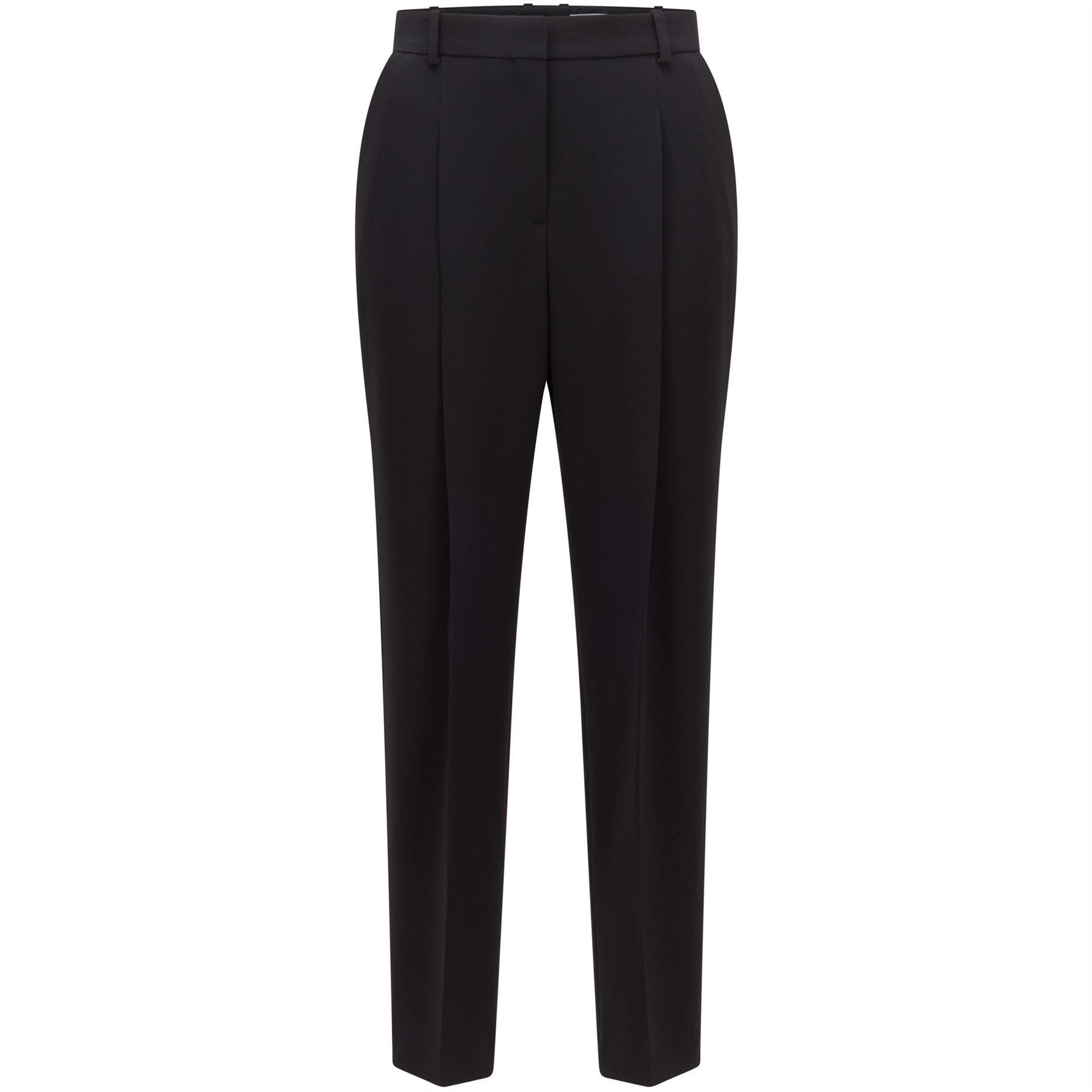 Boss Tapana Solid Patterned Straight Trousers