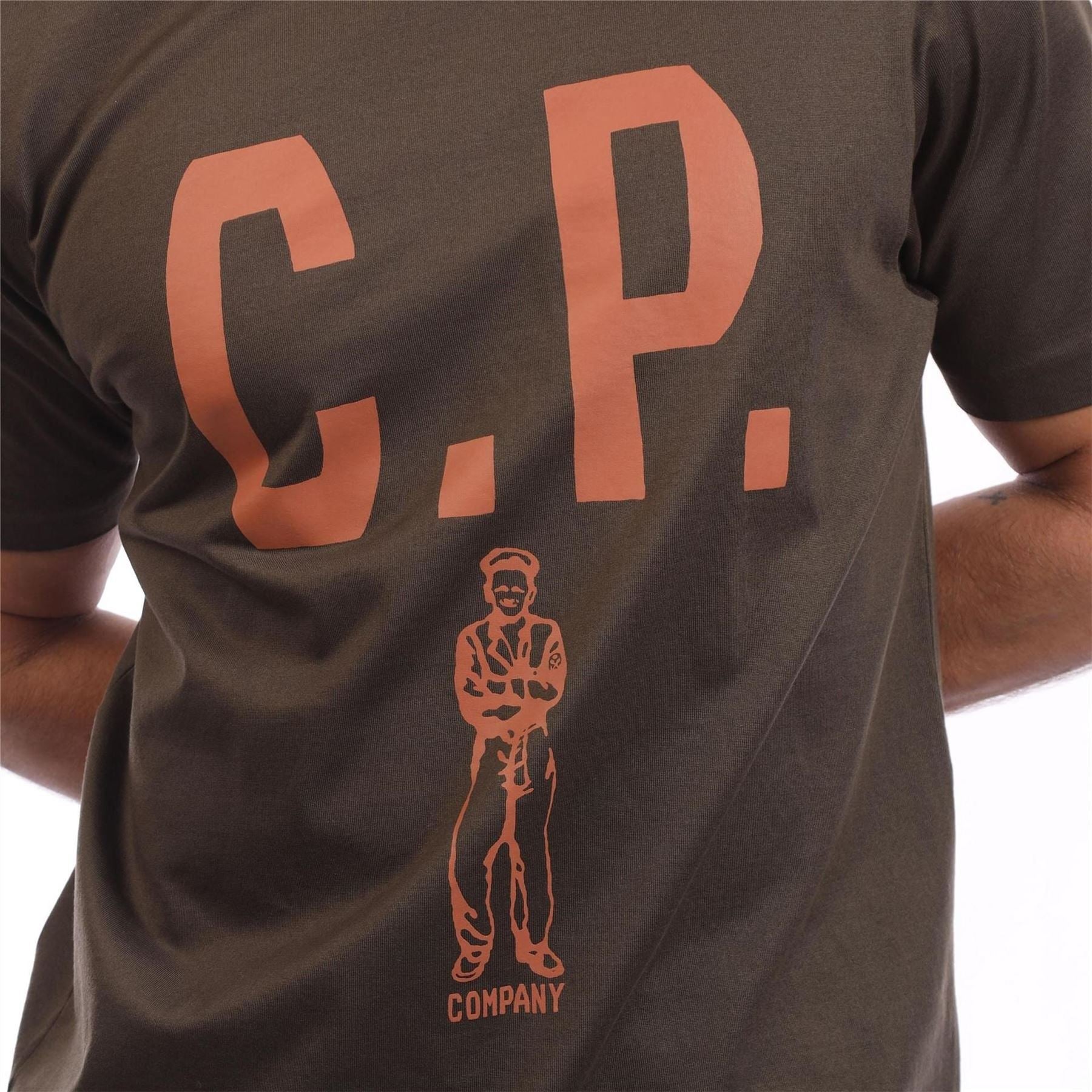 CP Company 30 2 Jersey Twisted Logo T-Shirt