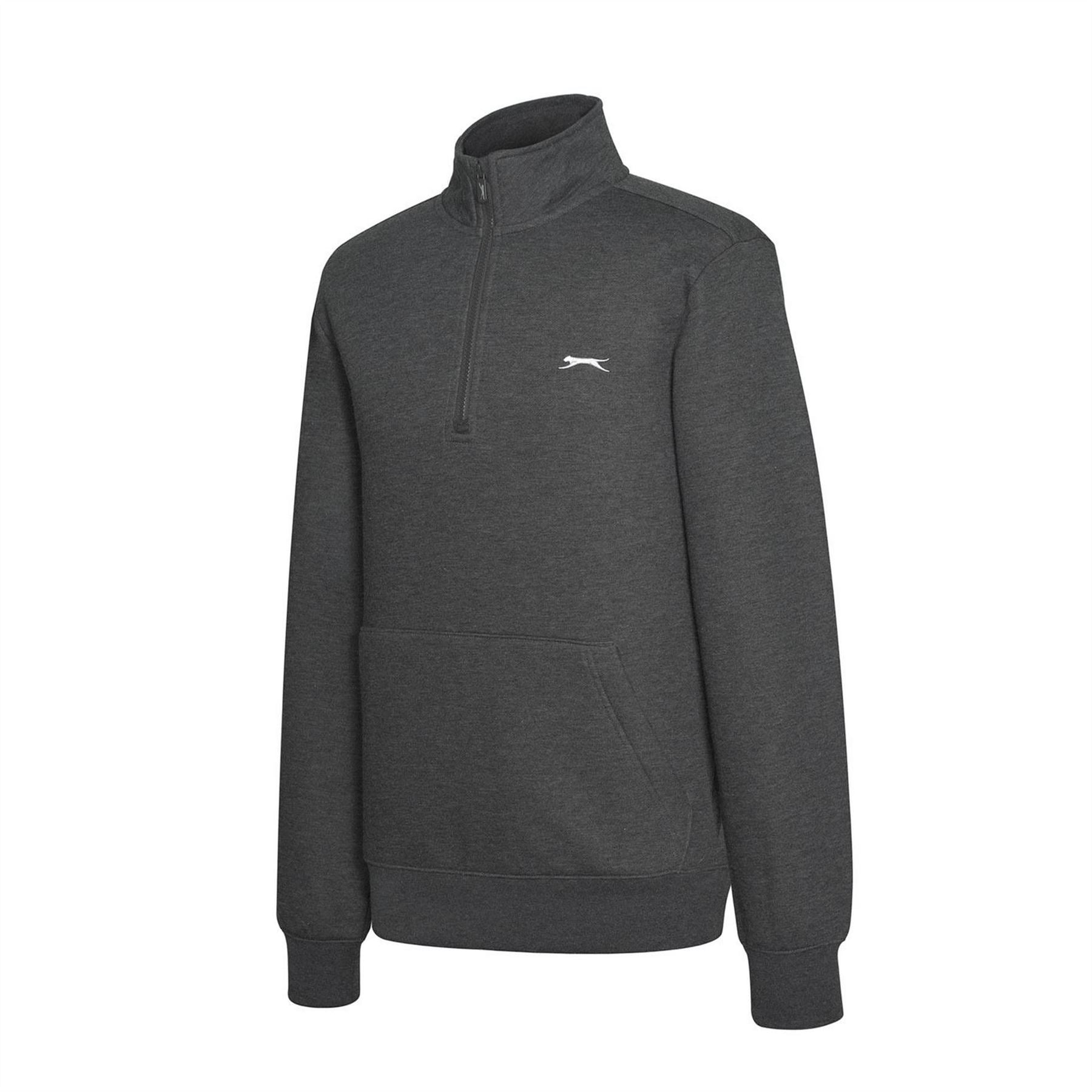 Slazenger Mens Quarter Zip Fleece Top
