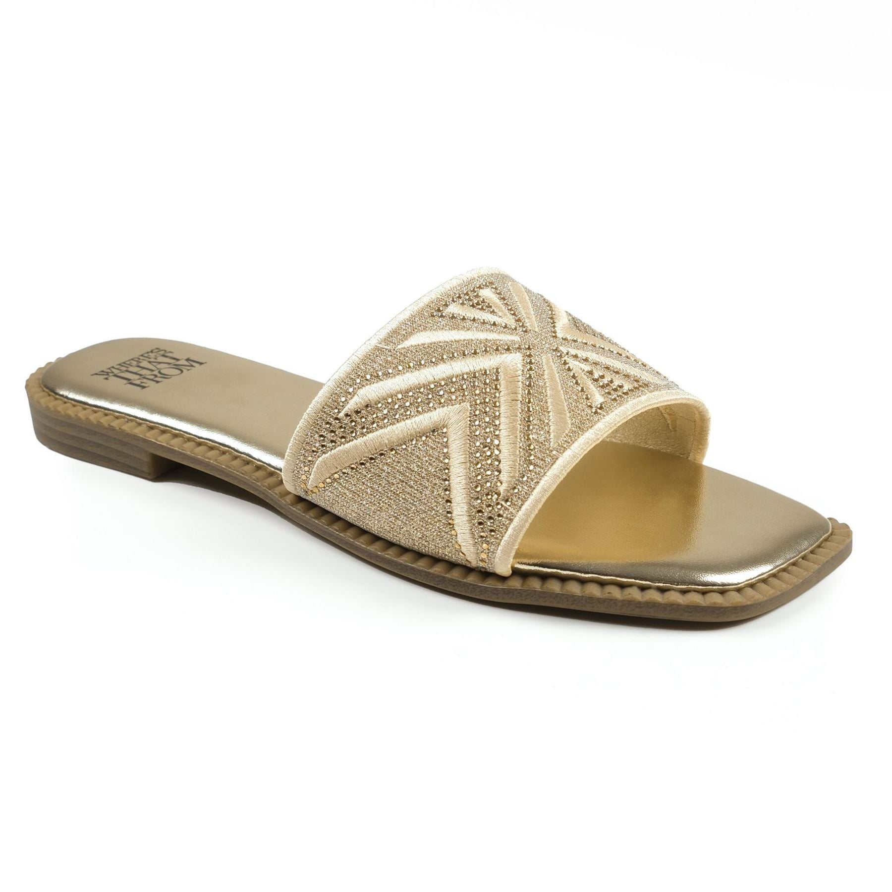 Wheres That From Blossom Open Toe Slide Sandals