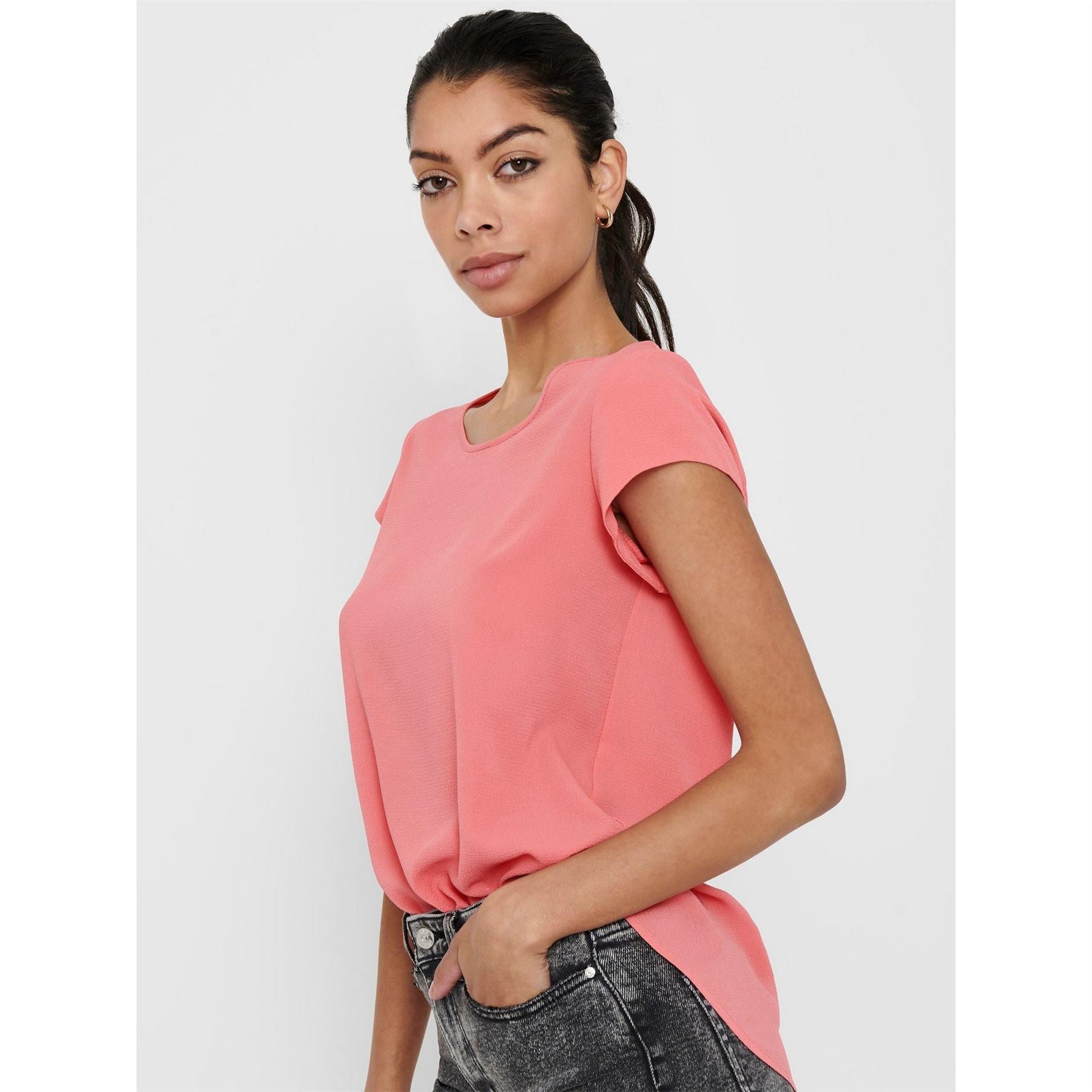 Only Vic Crew Neck Regular Fit T-Shirt