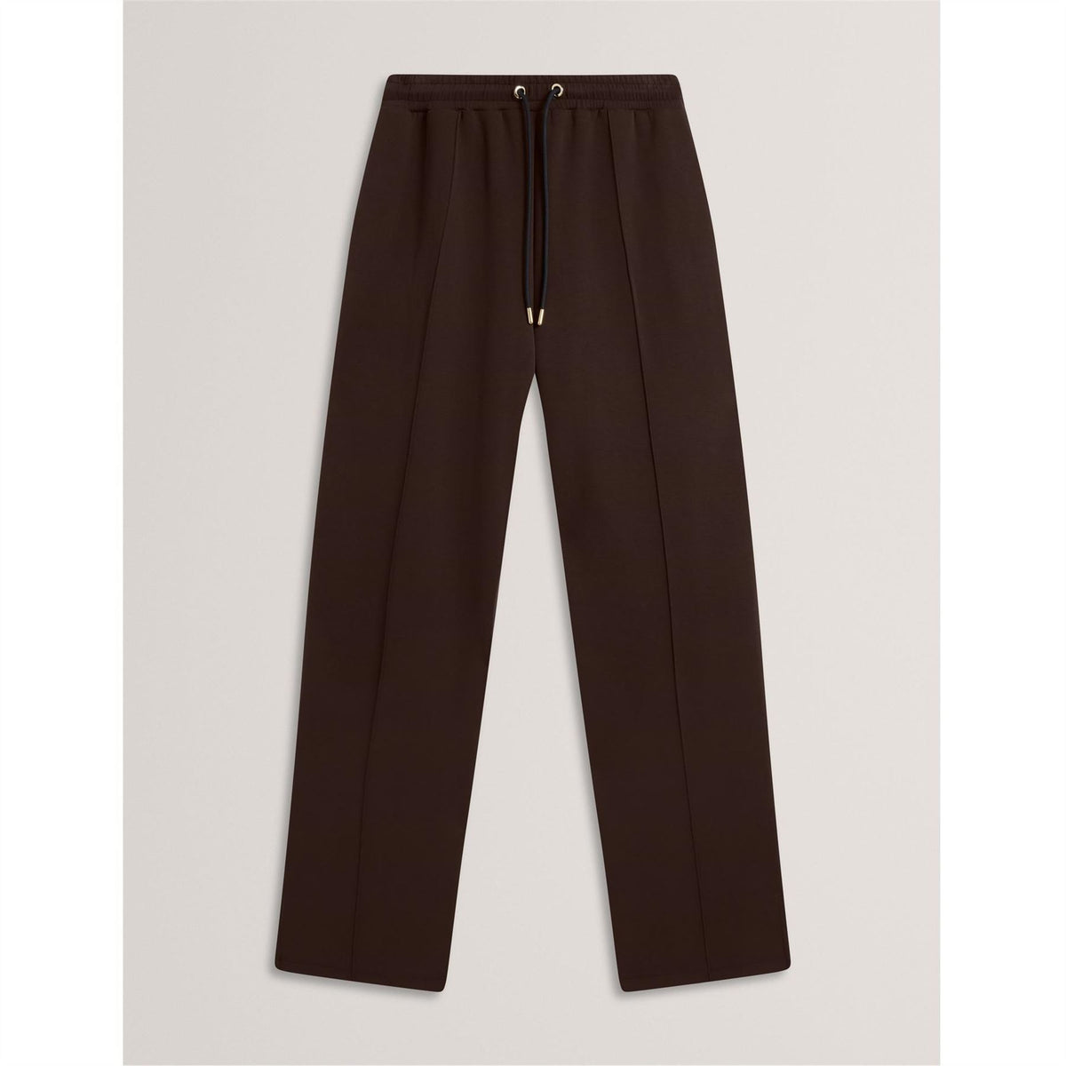 Ted Baker Solid Patterned Open Hem Straight Joggers