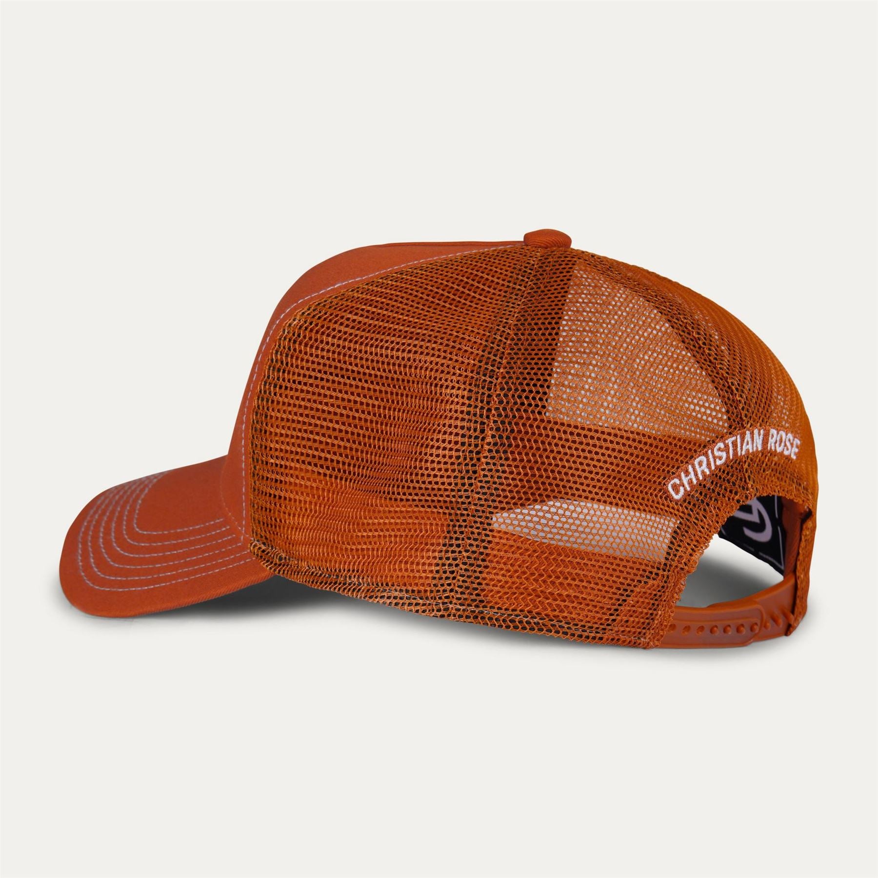 Christian Rose Sketch Lettering Adjustable Trucker Cap