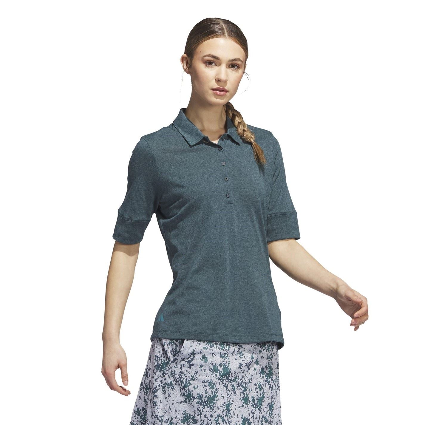 adidas Melange Regular Fit Short Sleeve Shirt