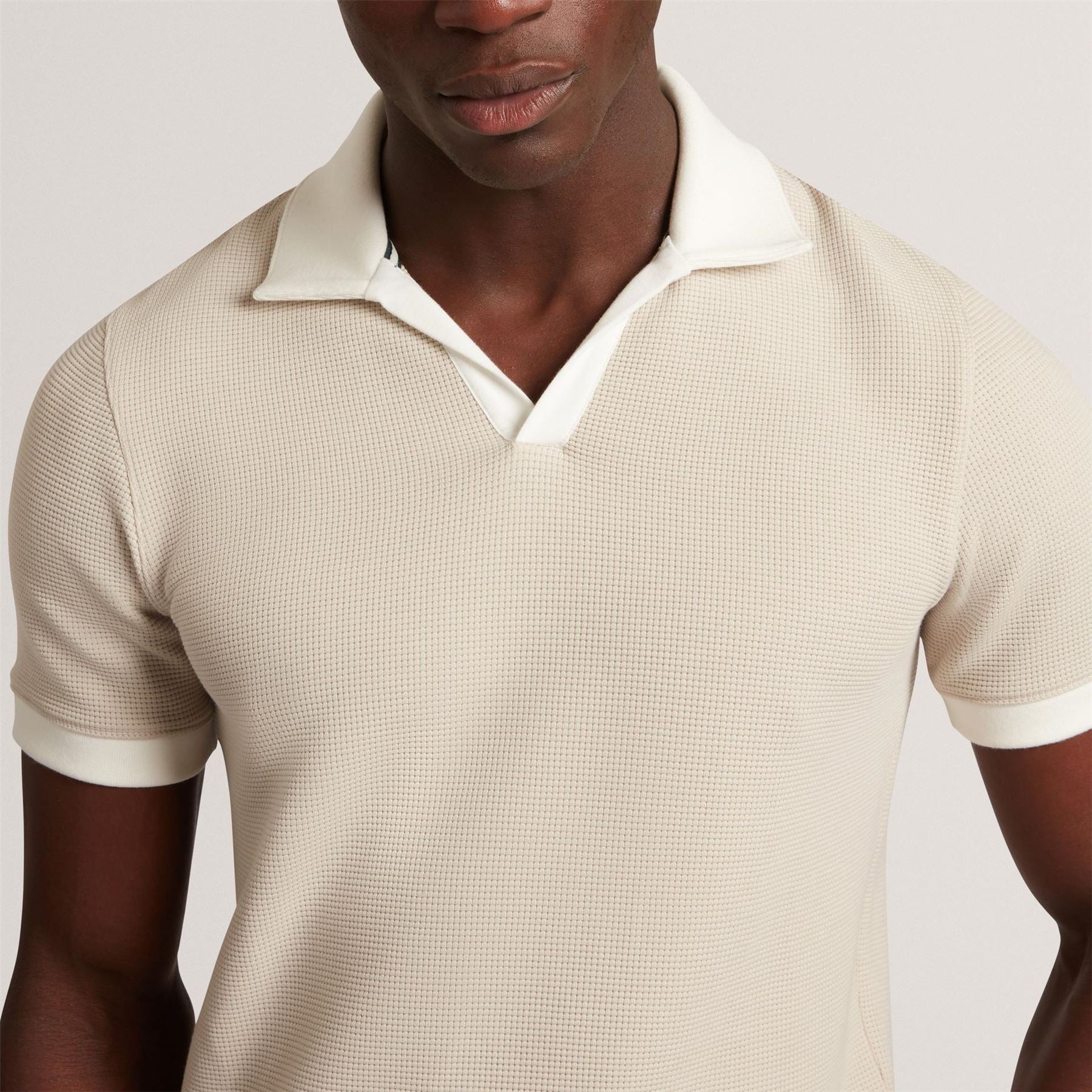 Ted Baker Ss Txtopnnk Polo Sn62
