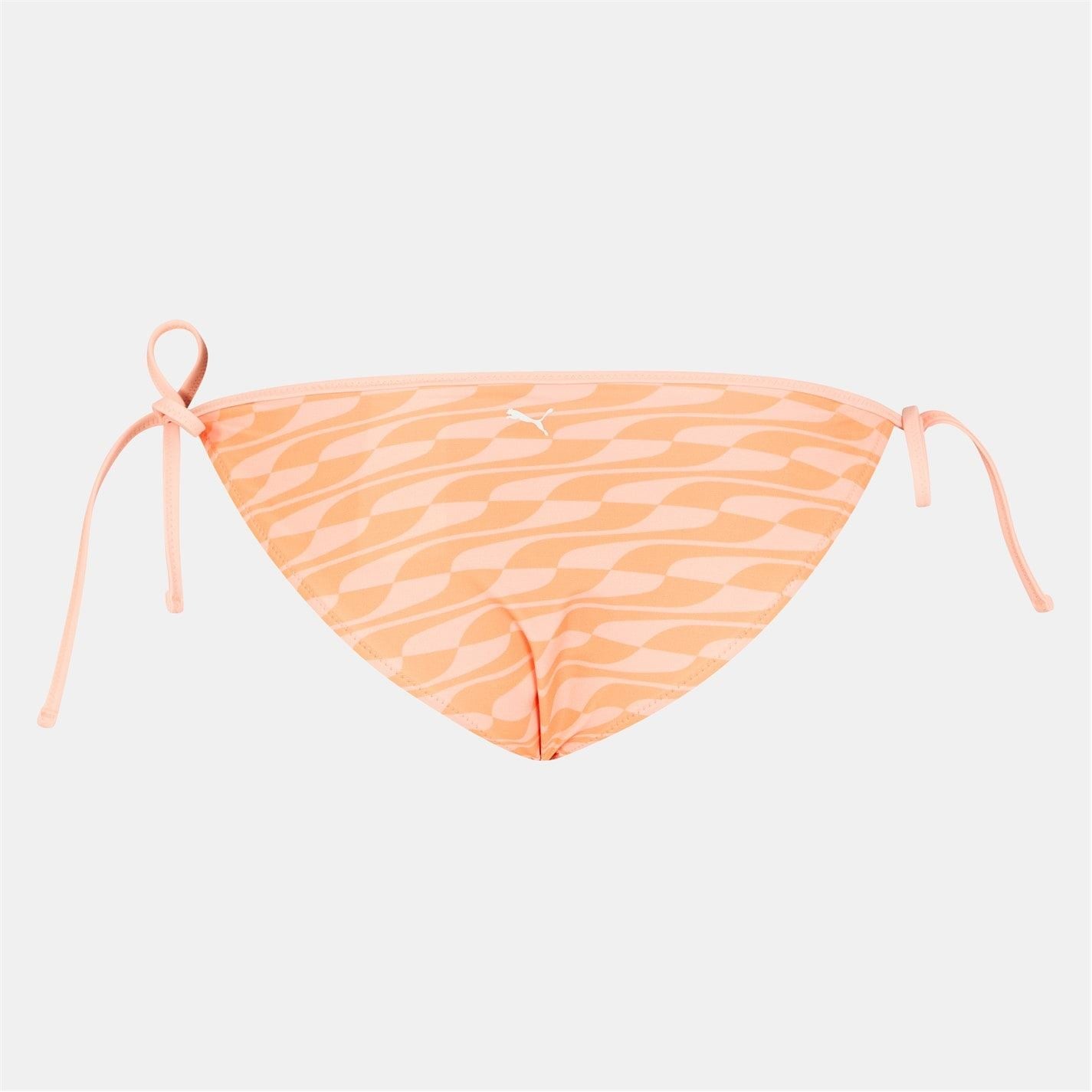 Puma Womens Swimming Foreswim Side Tie Bikini Bottoms