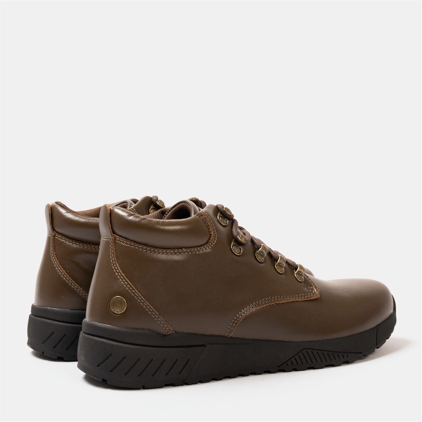 Donnay Mens Leather Casual Chukka Boots