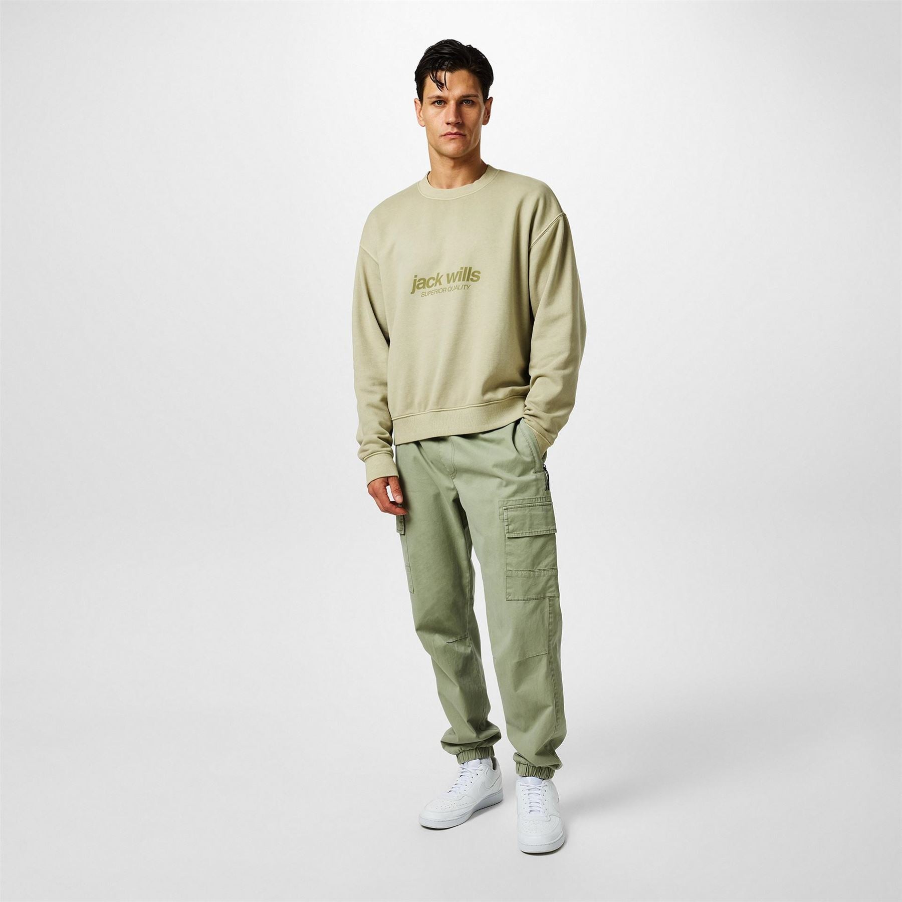 Jack Wills Cuffed Cargo Trousers