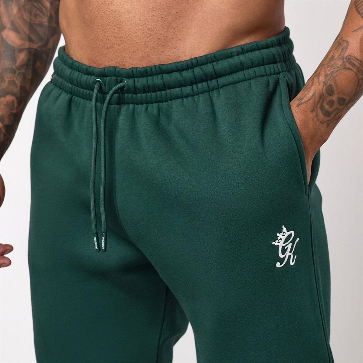 Gym King Fundamental Fleece Jogger   Deep Forest Green