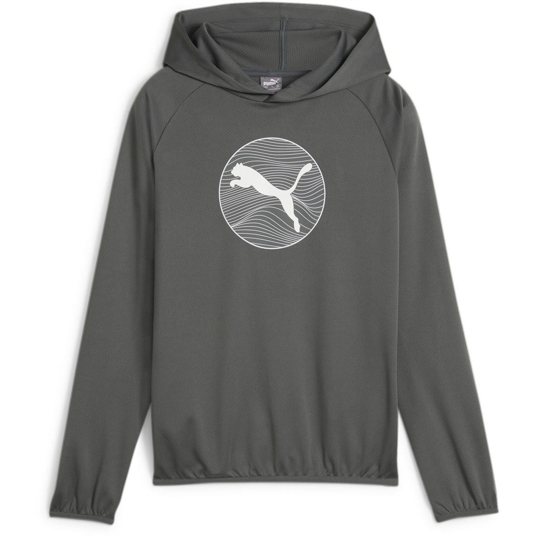 Puma Hooded Long Sleeve Regular Fit Sweatshirt
