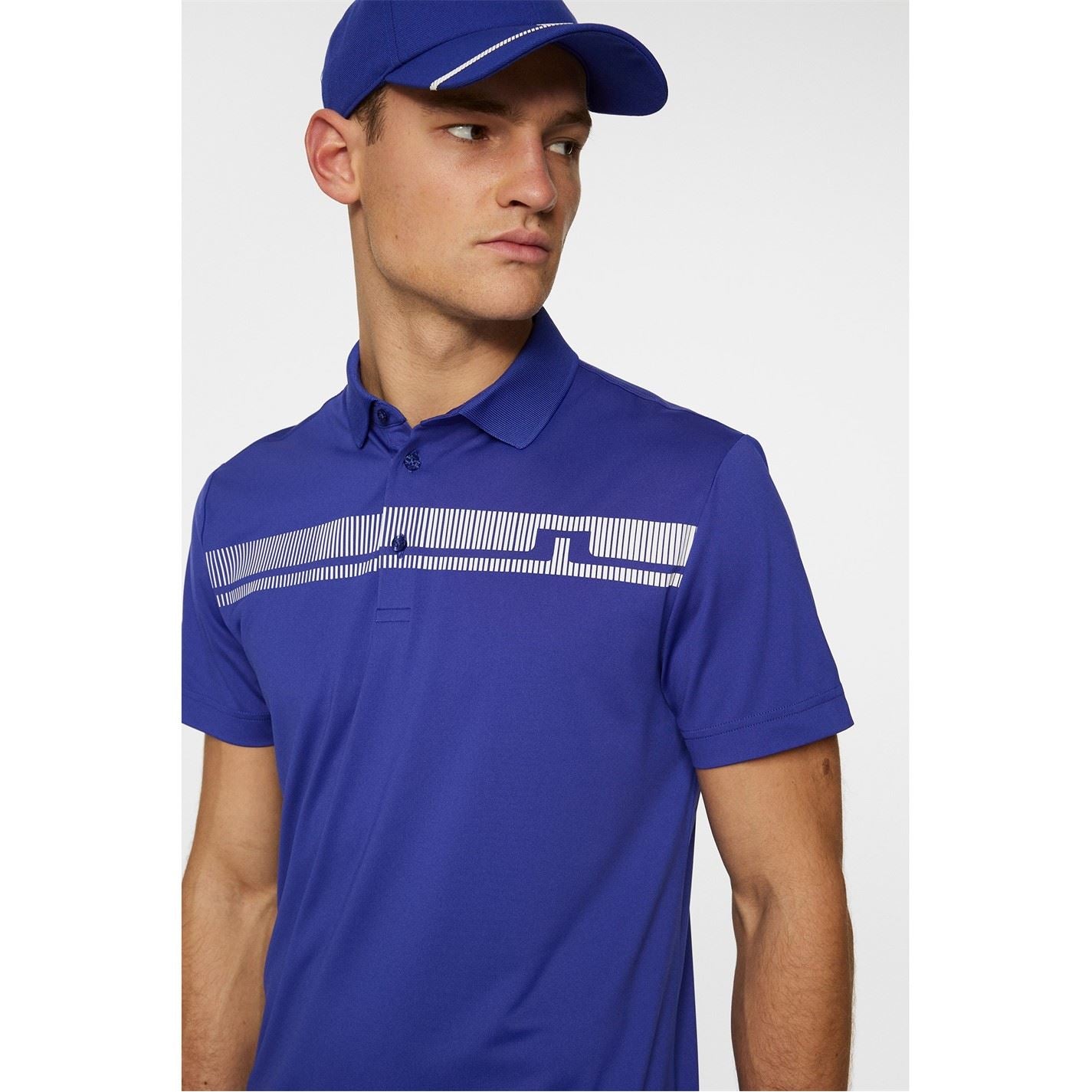 J Lindeberg Golf Short Sleeve Performance Polo Shirt