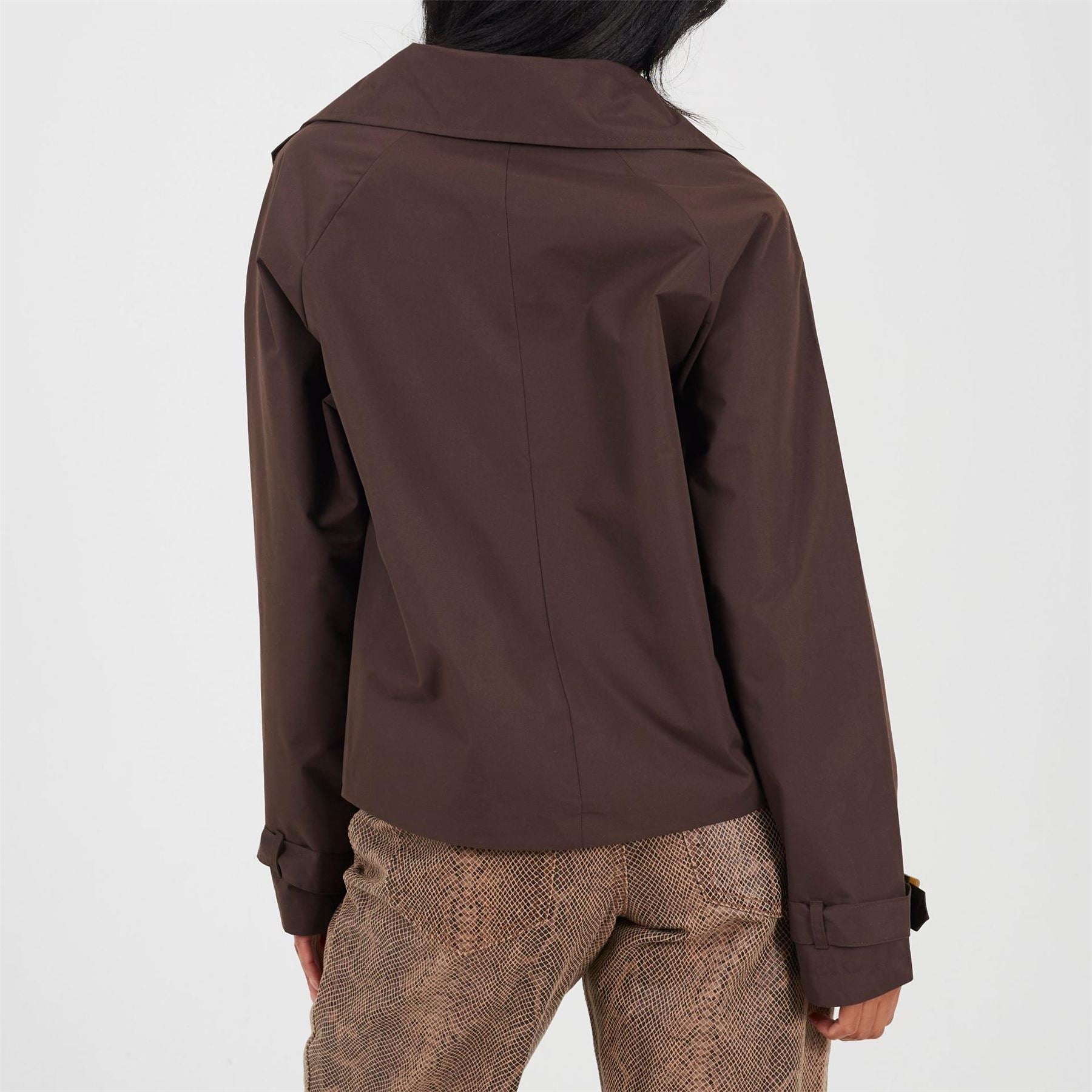 Brave Soul Double Breasted Classic Short Mac