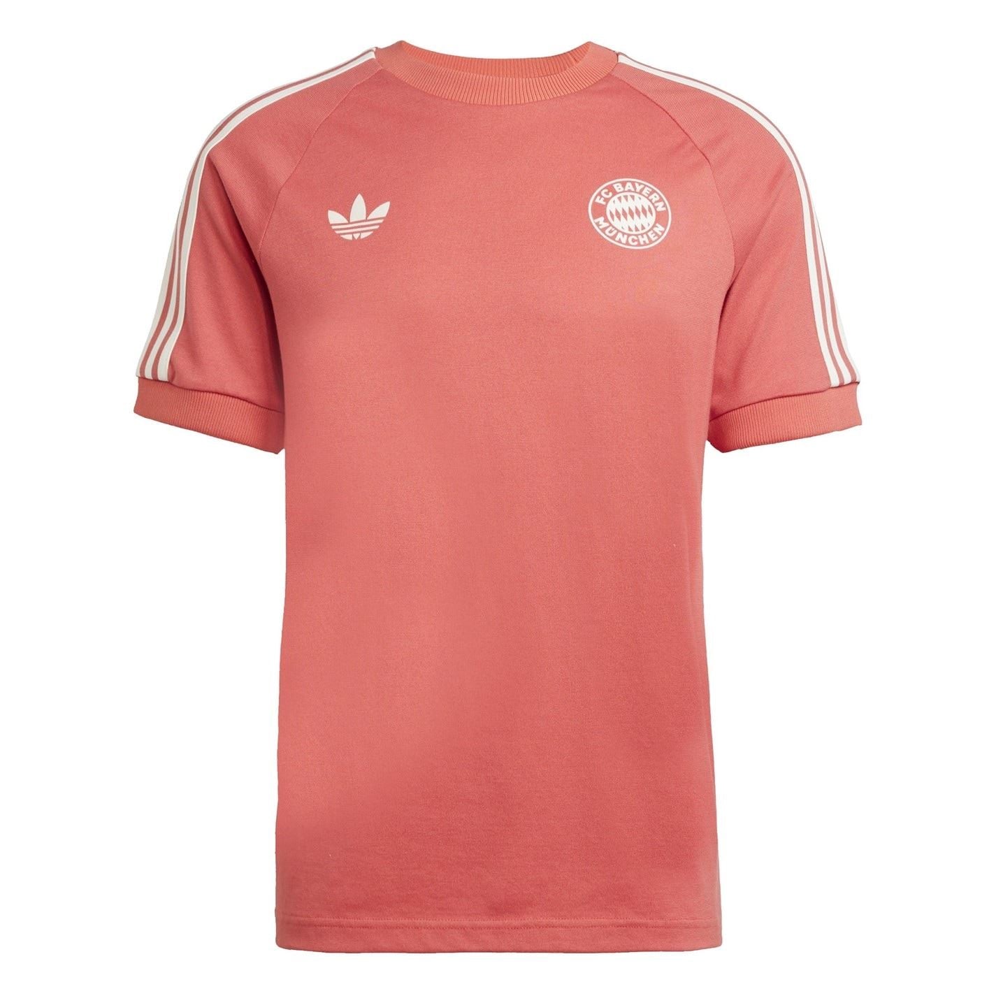 adidas Bayern Munich Originals 3 Stripe T-Shirt Adults