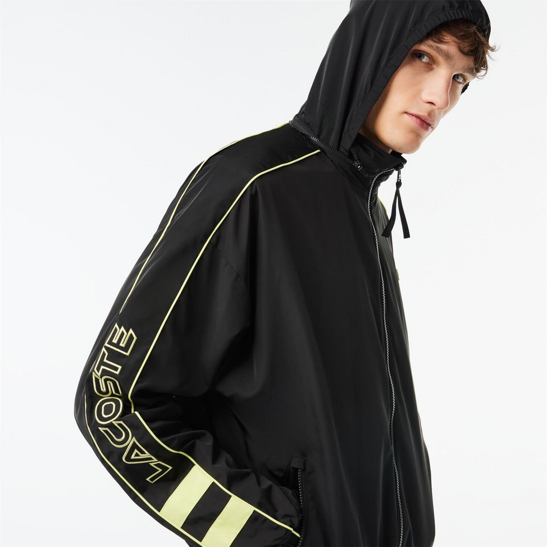 Lacoste Hooded Regular Fit Long Sleeve Athletic Top