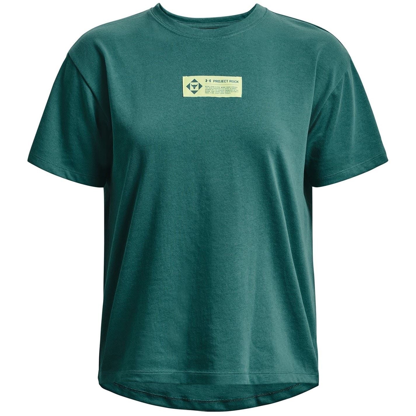 Under Armour Womens Armour Ua Pjt Rock Globe Ss Gym Top