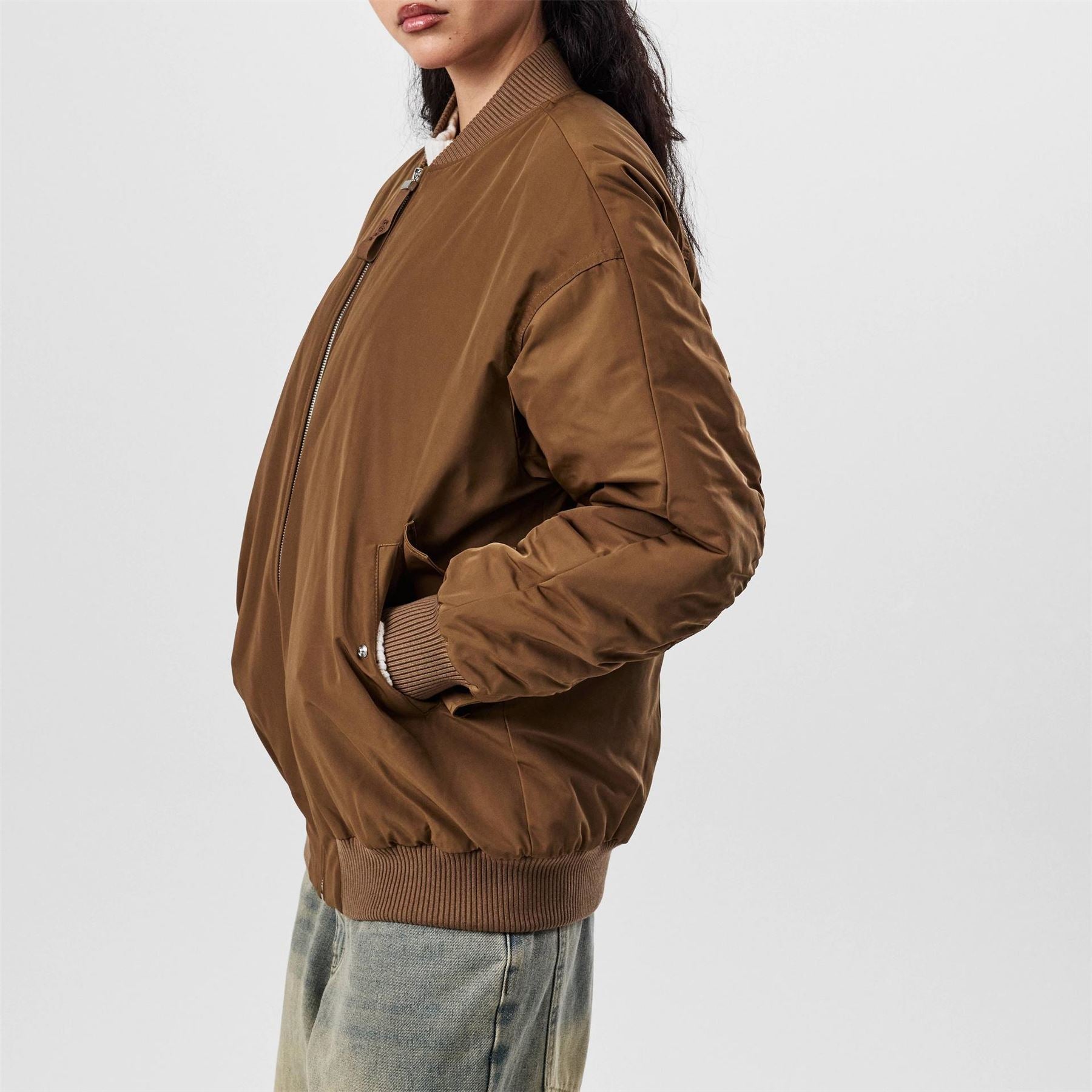 Boss BOSS ORANGE Bomber Parker Jacket with Logo Detail