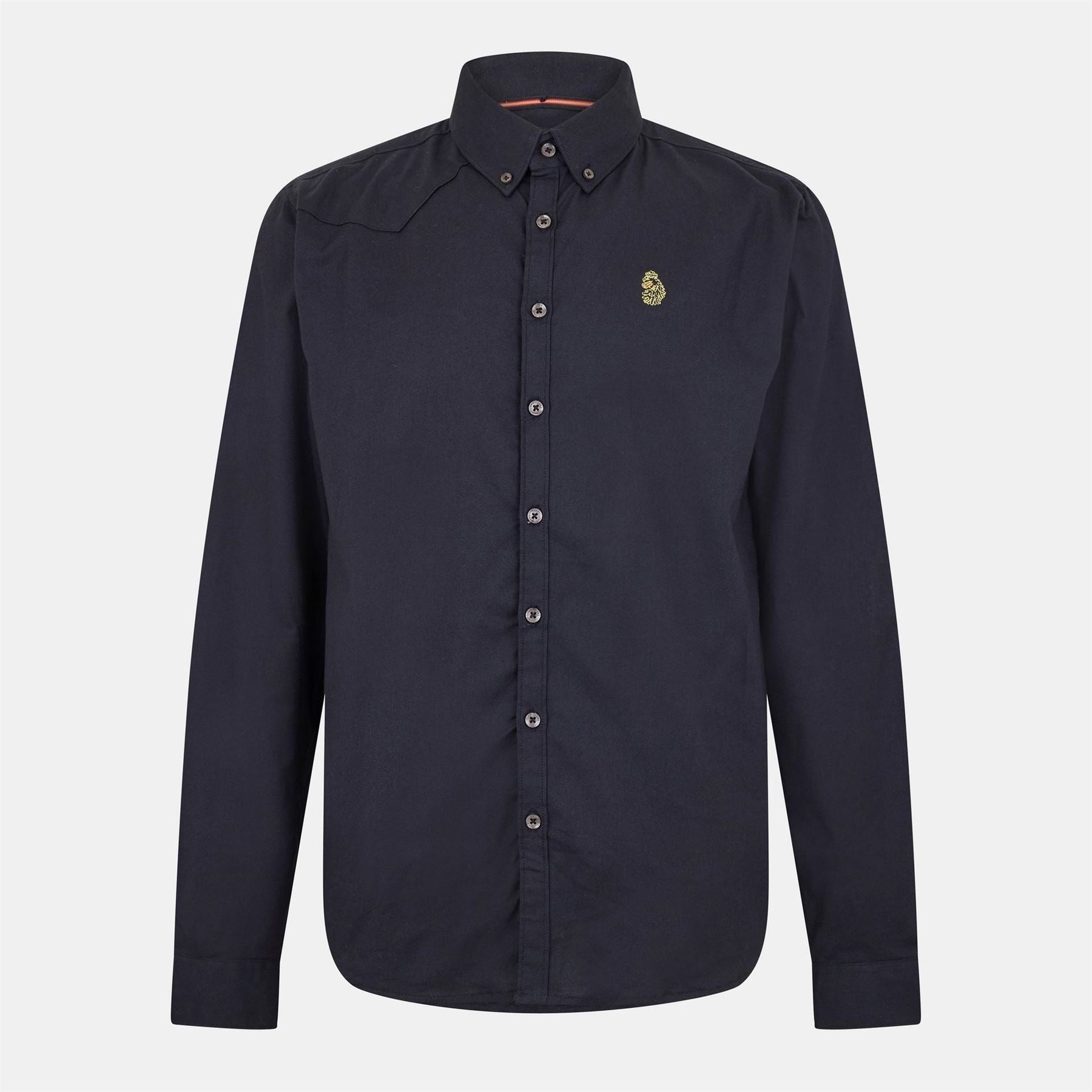 Luke Regular Fit Long Sleeve Button Down Collar Shirt