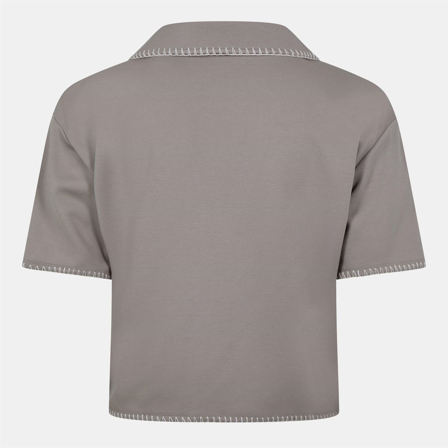 Jack Wills Cropped Relaxed Fit Collared Shirt