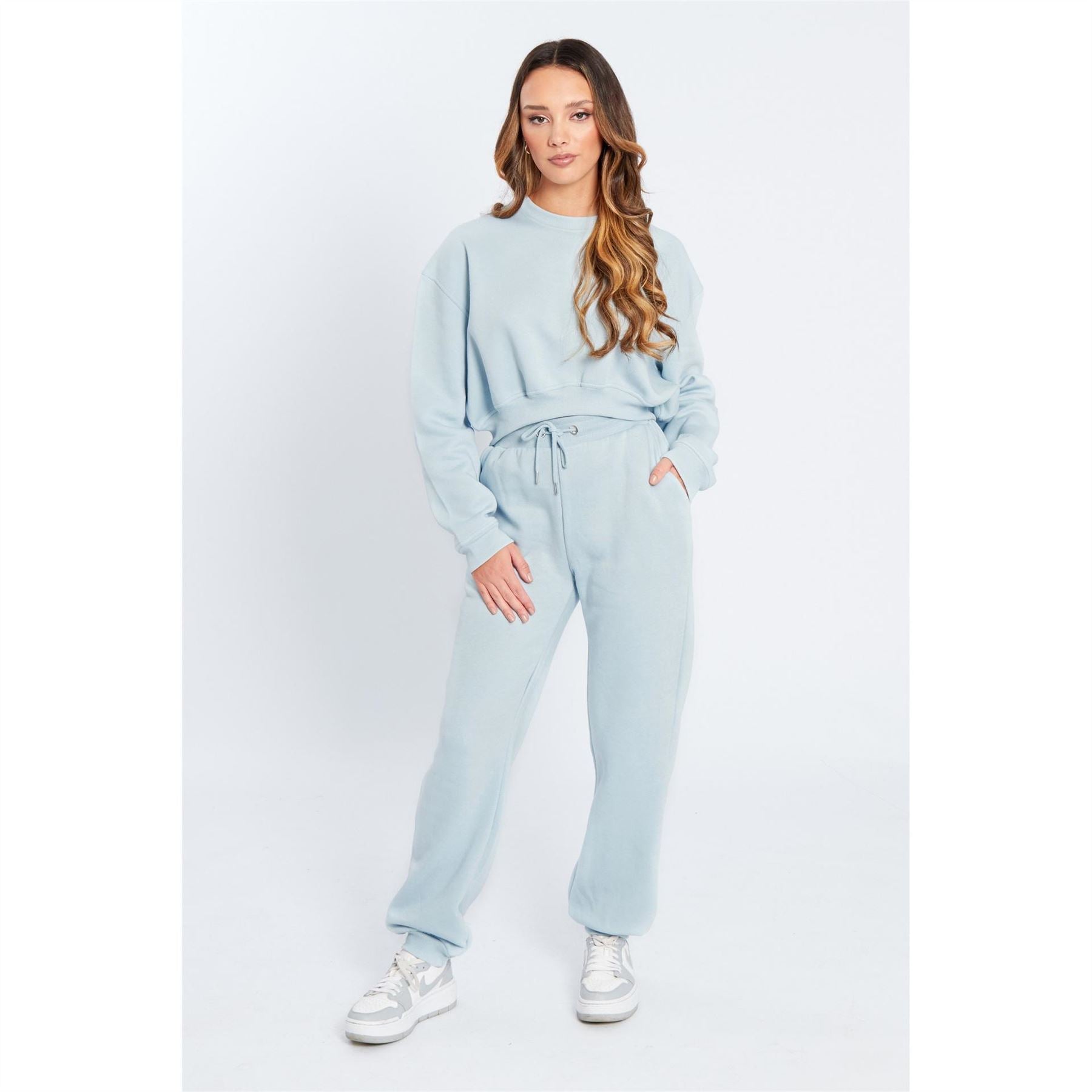 Be You Cropped Crew Neck Relaxed Fit Sweatshirt