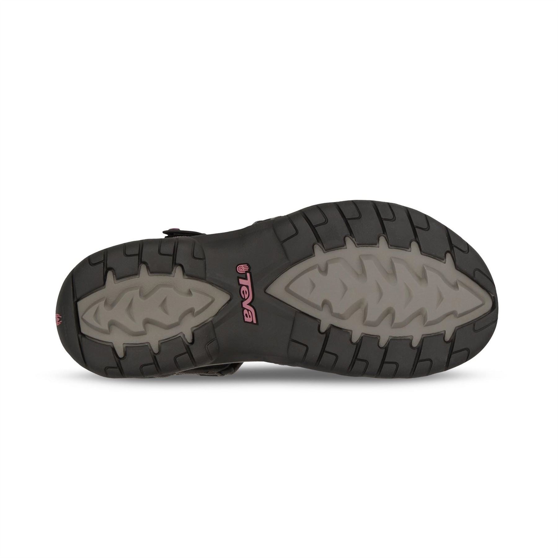 Teva Open Toe Stripe Low Heel Sandals