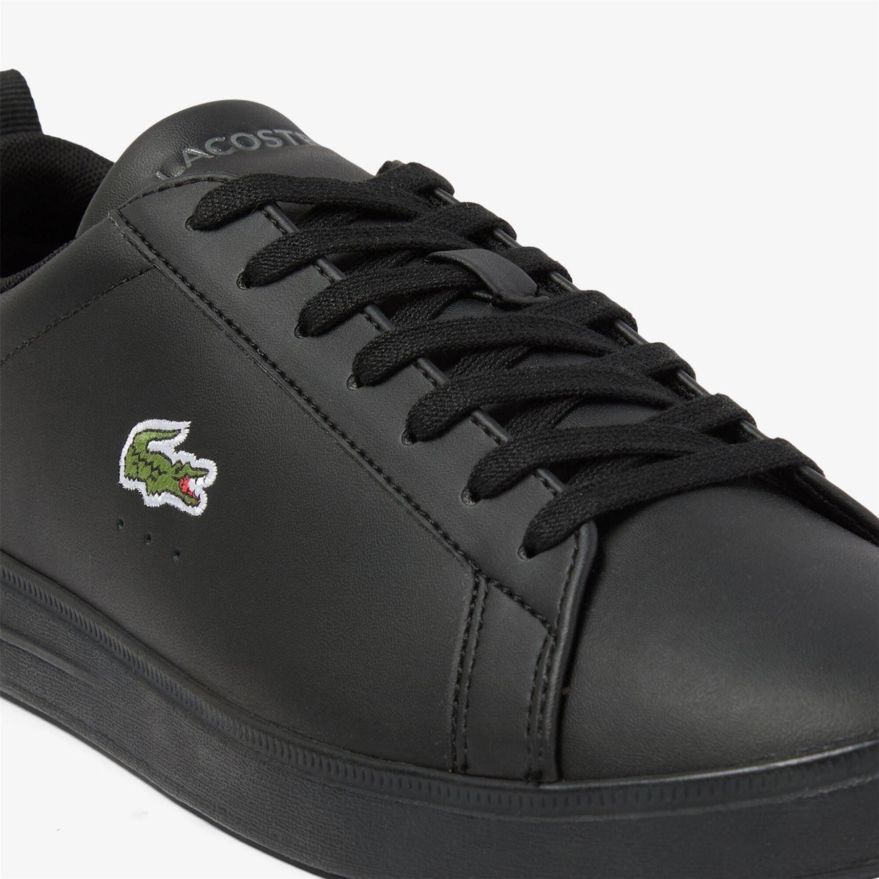Lacoste Court Base Lace Up Low Top Trainers