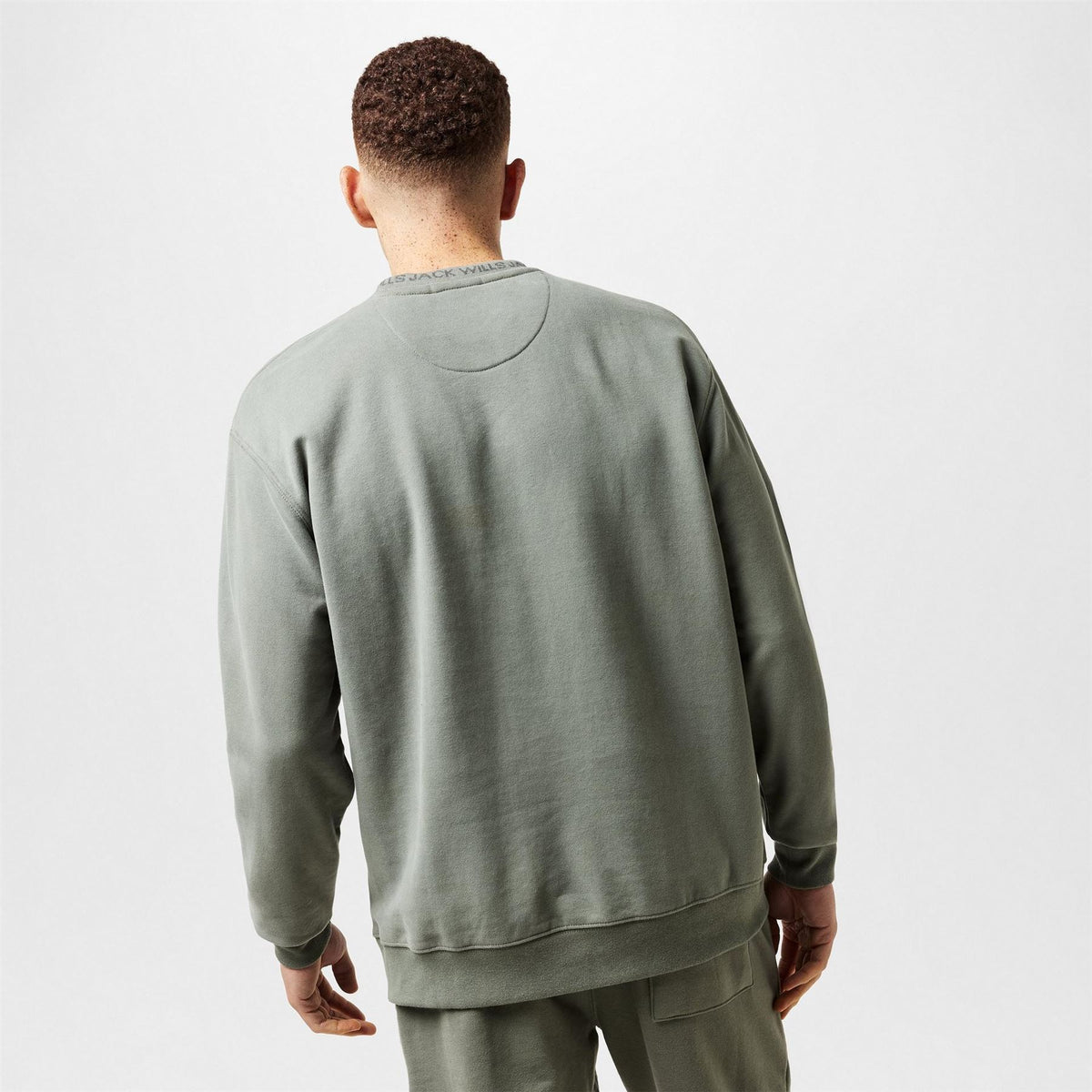 Jack Wills Mens Jacquard Crew Sweatshirt