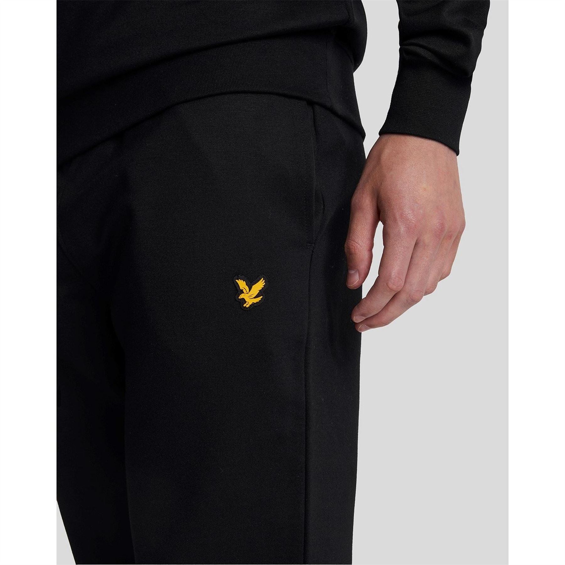 Lyle and Scott Eagle Logo Solid Patterned Slim Joggers