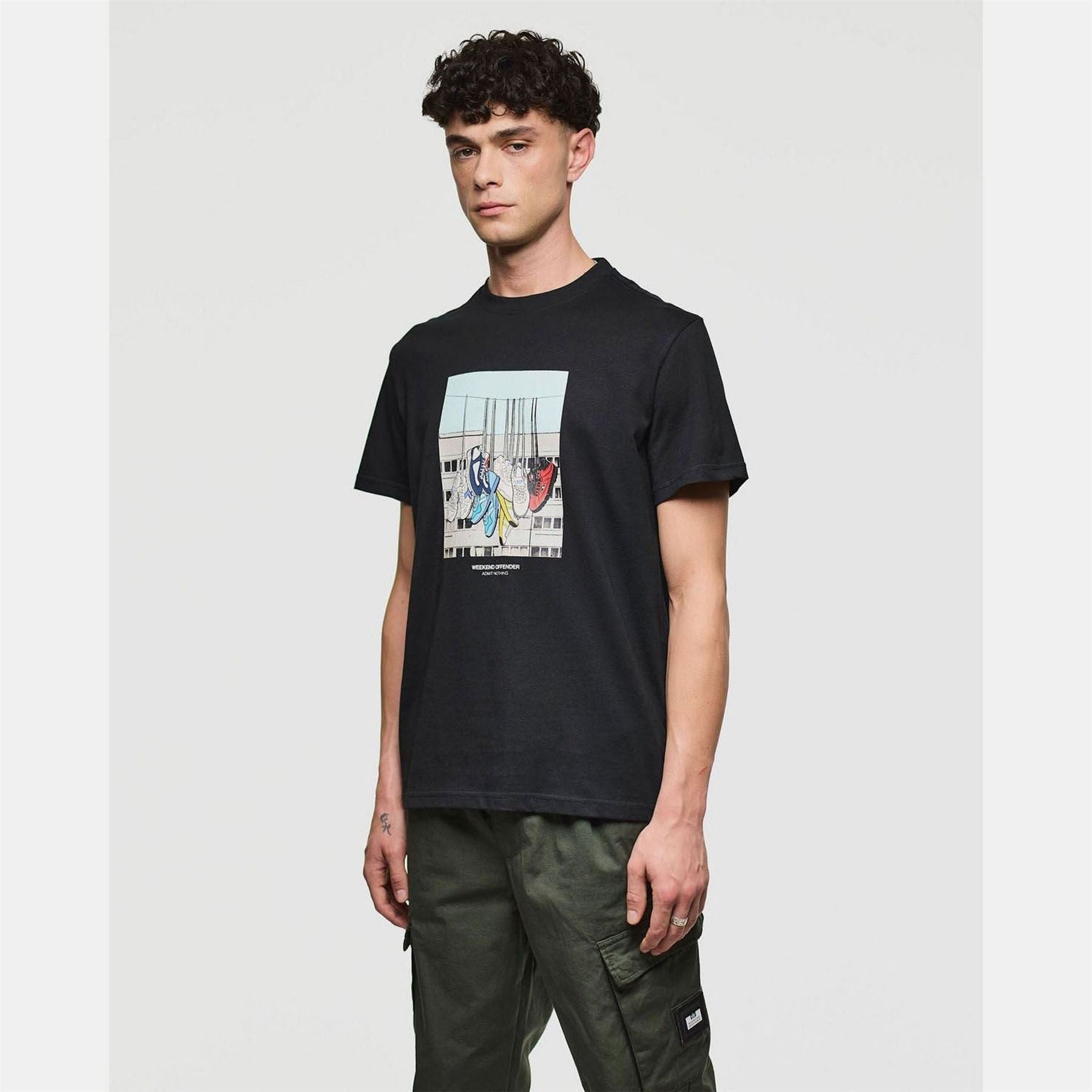 Weekend Offender Lines Graphic T-Shirt