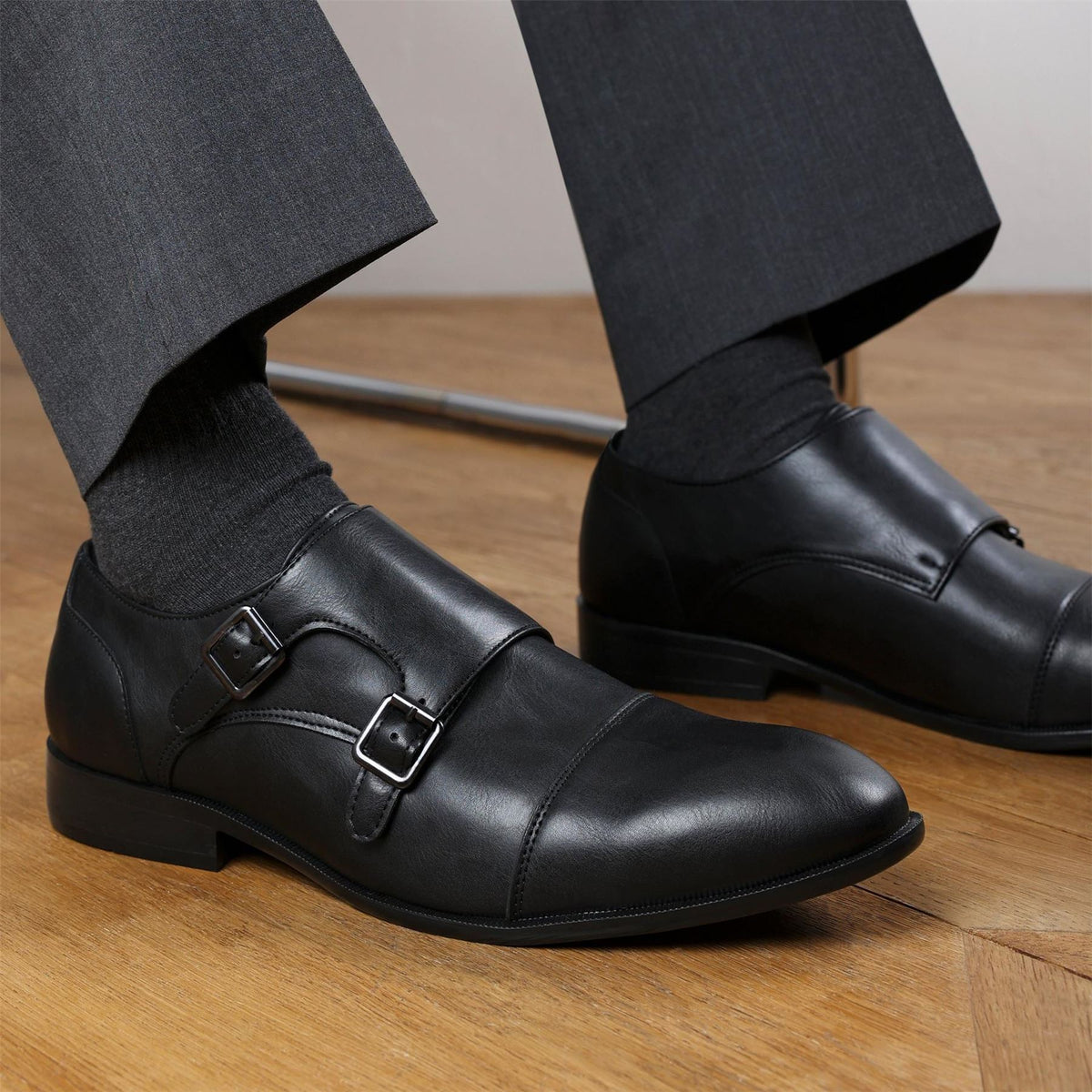 Wheres That From Double Monk Straps Formal Shoes