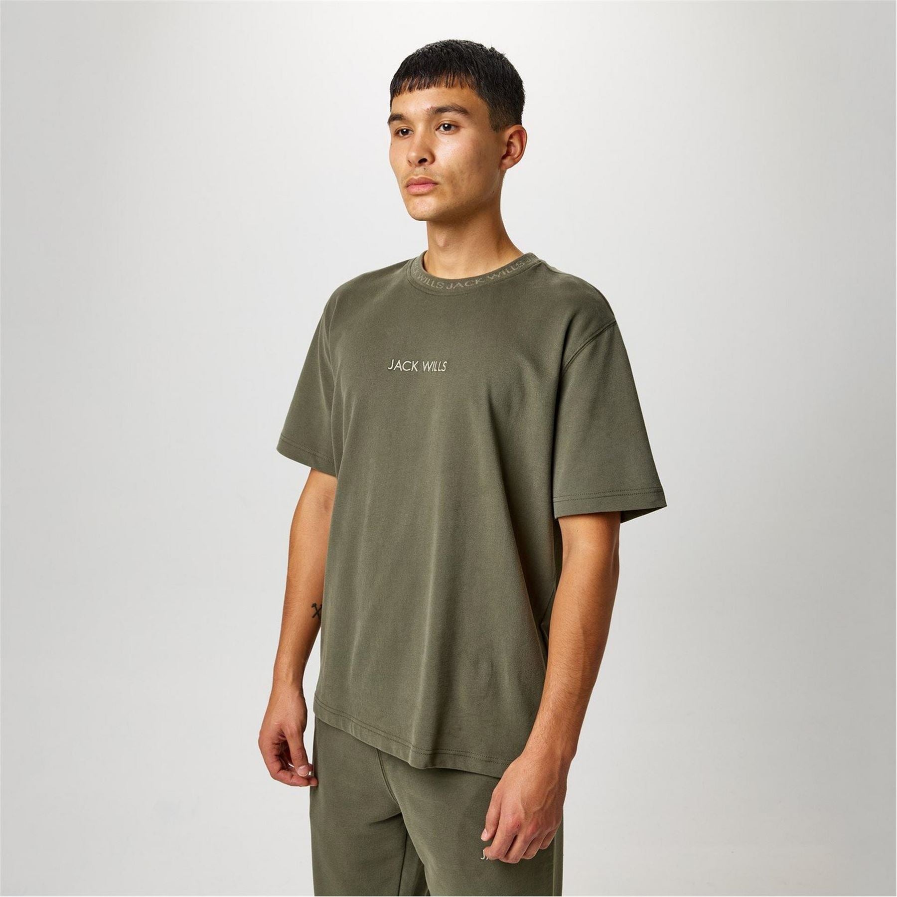 Jack Wills Mens Jacquard T-Shirt