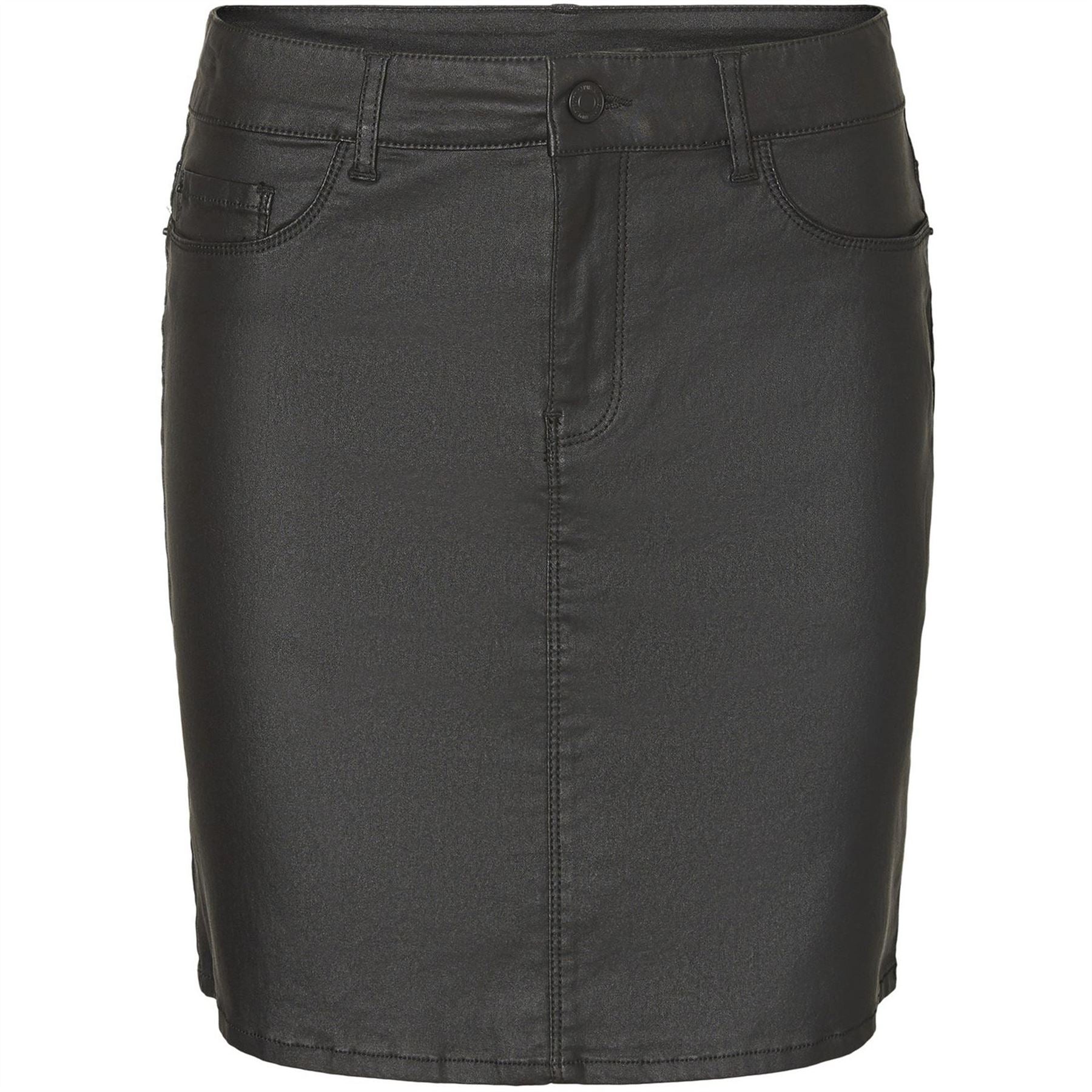 Vero Moda Petite Coated Mini Skirt