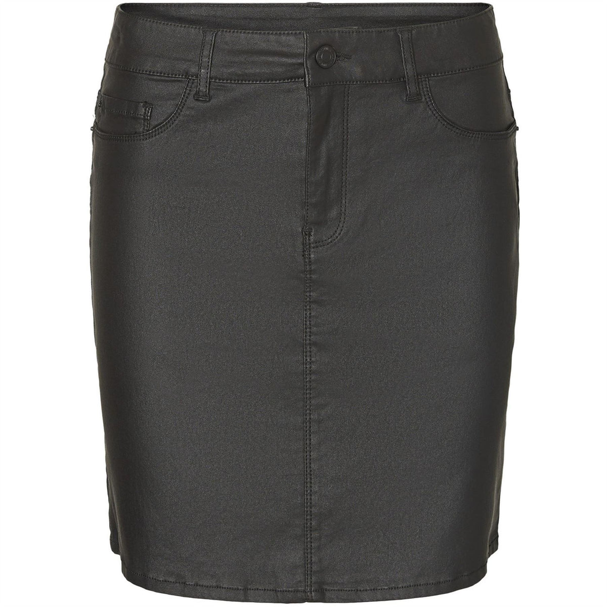 Vero Moda Petite Coated Mini Skirt