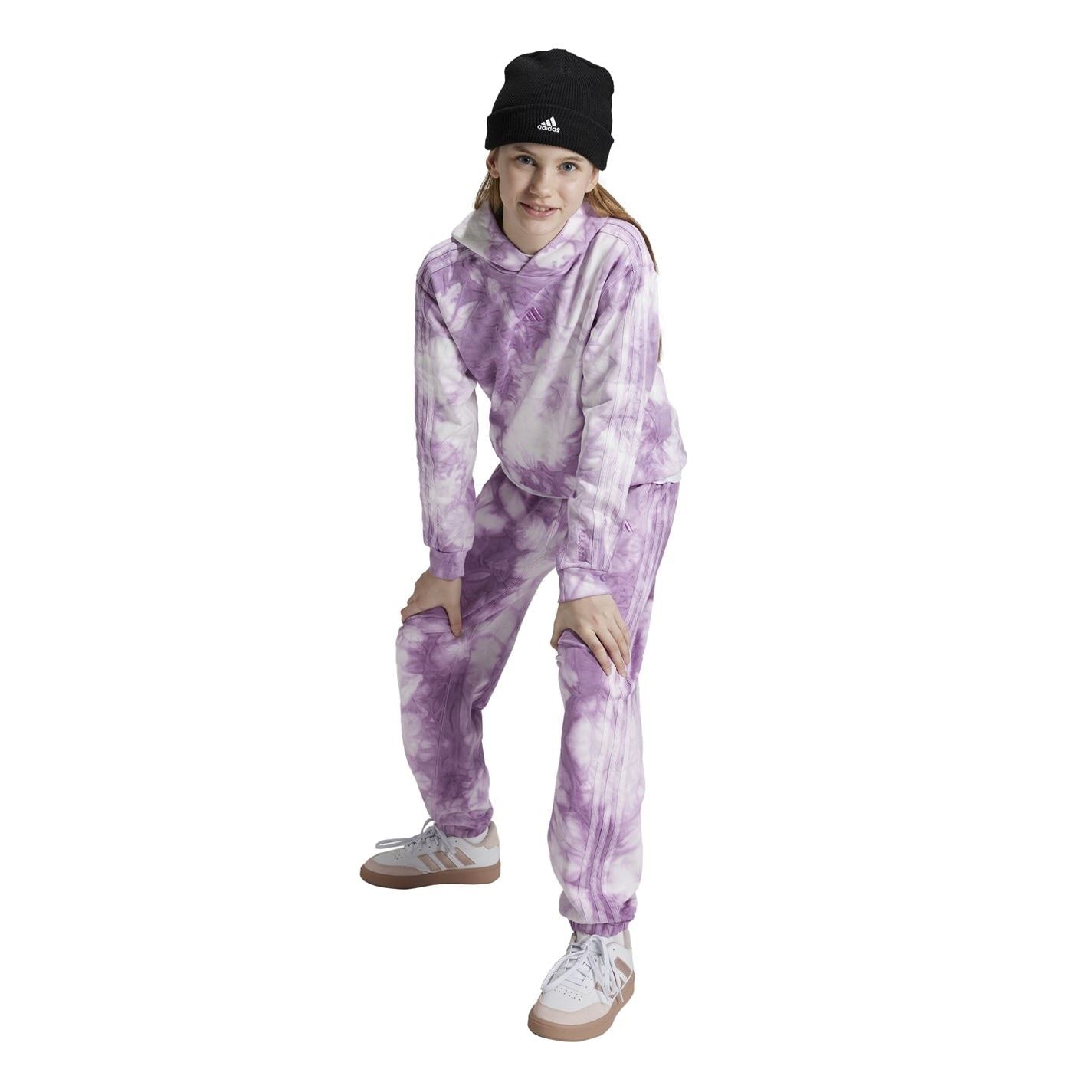 adidas Kids Hooded Neck Long Sleeve Sweatshirt