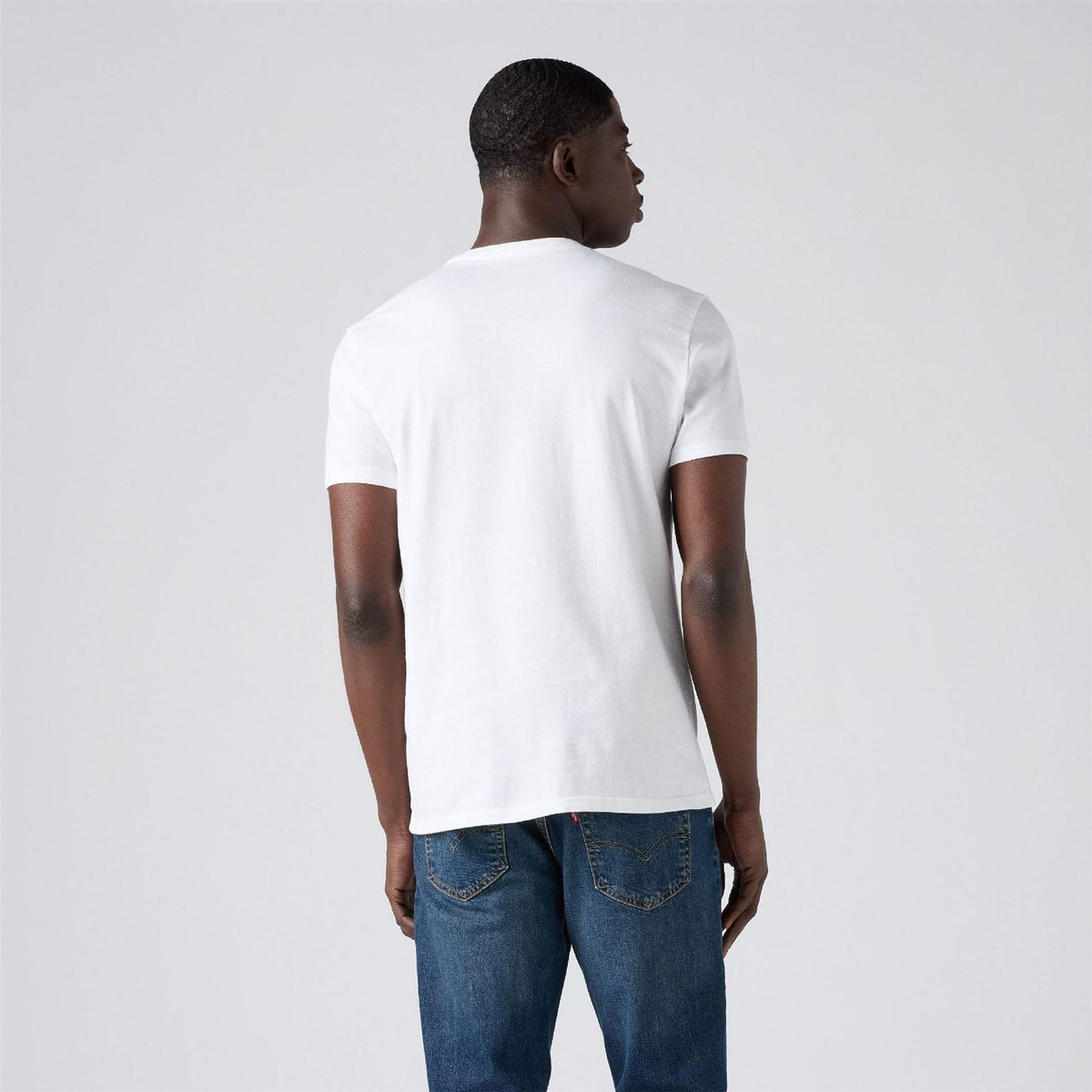 Levis Wordmark Crew Neck Short Sleeve Regular Fit T-Shirt