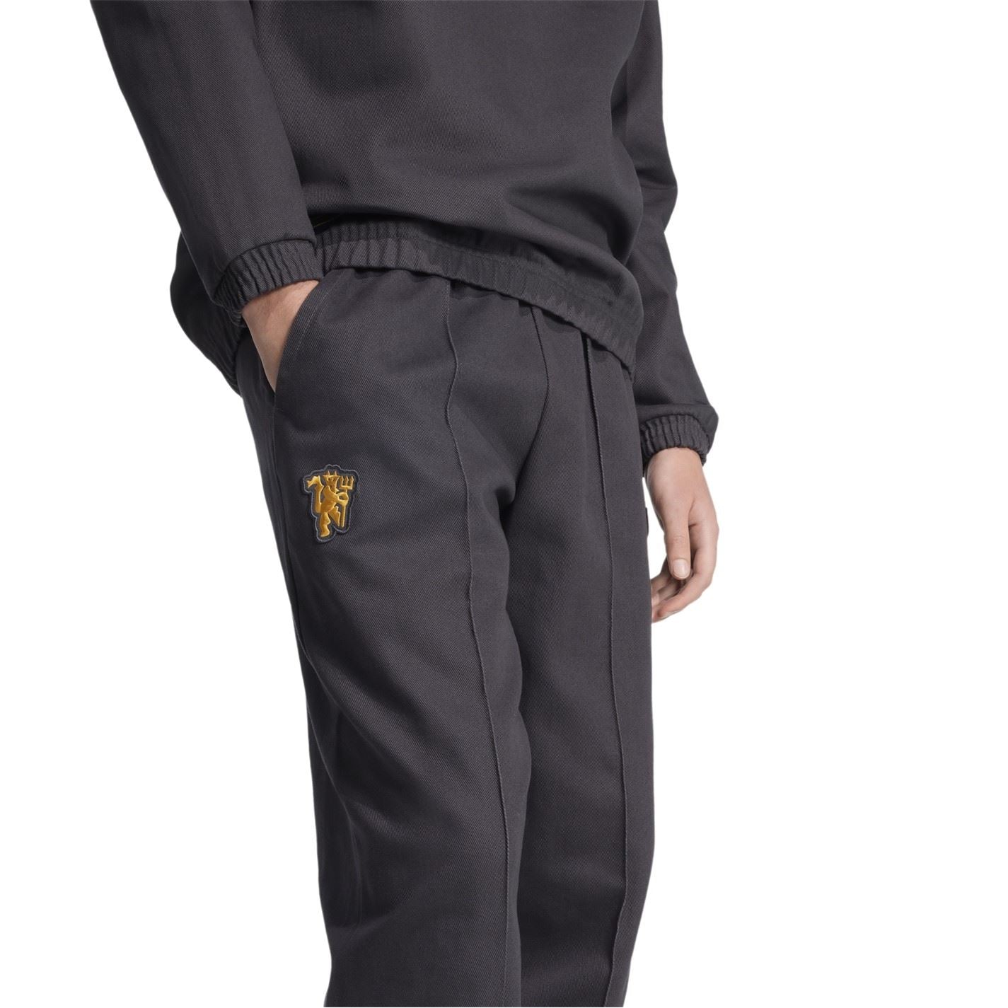 adidas Mens Manchester United Icons Drill Tracksuit Bottoms