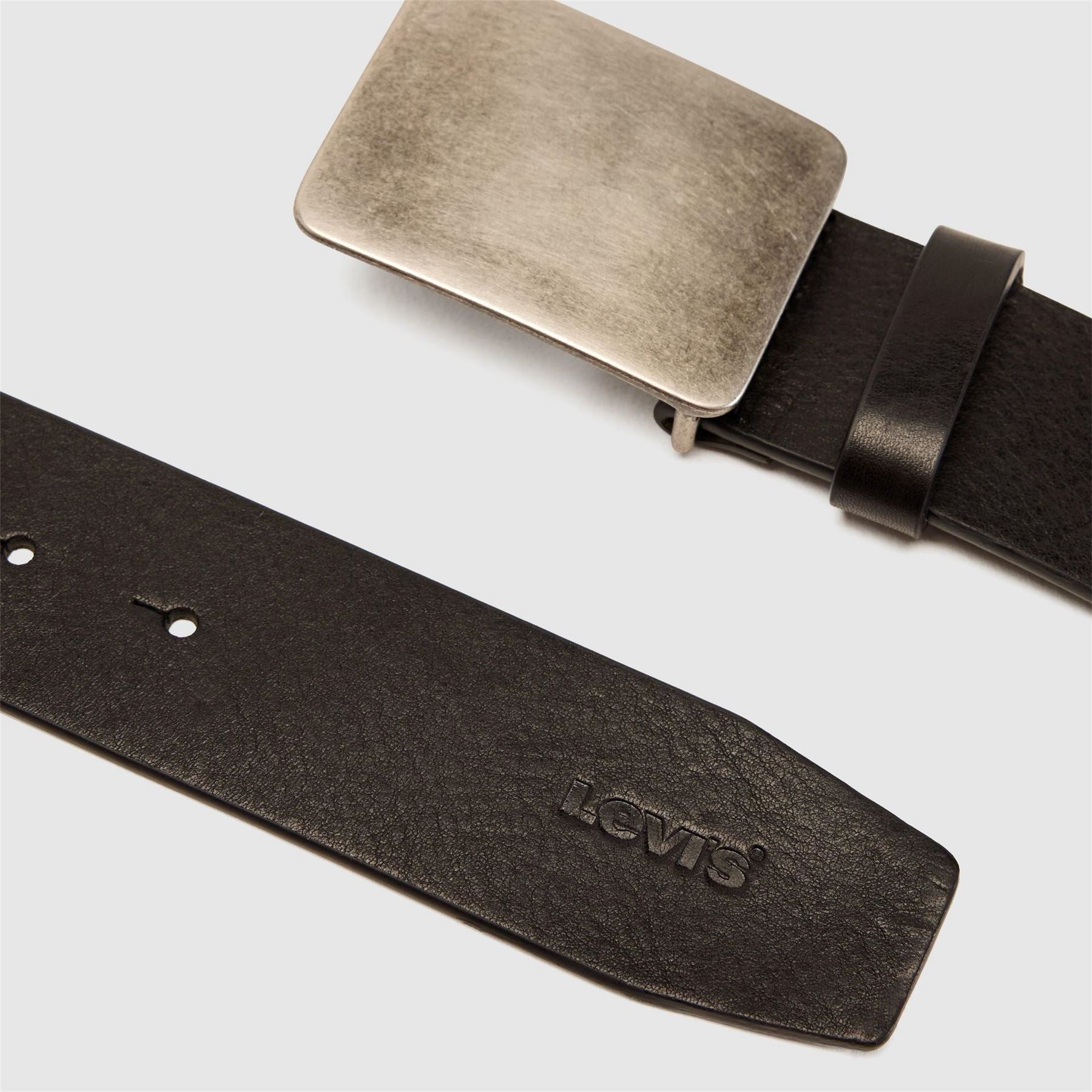 Levis Plaque Buckle Leather Belt