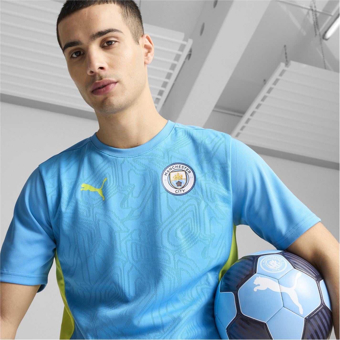 Puma Manchester City Fc Training Shirt 2024 2025 Adults