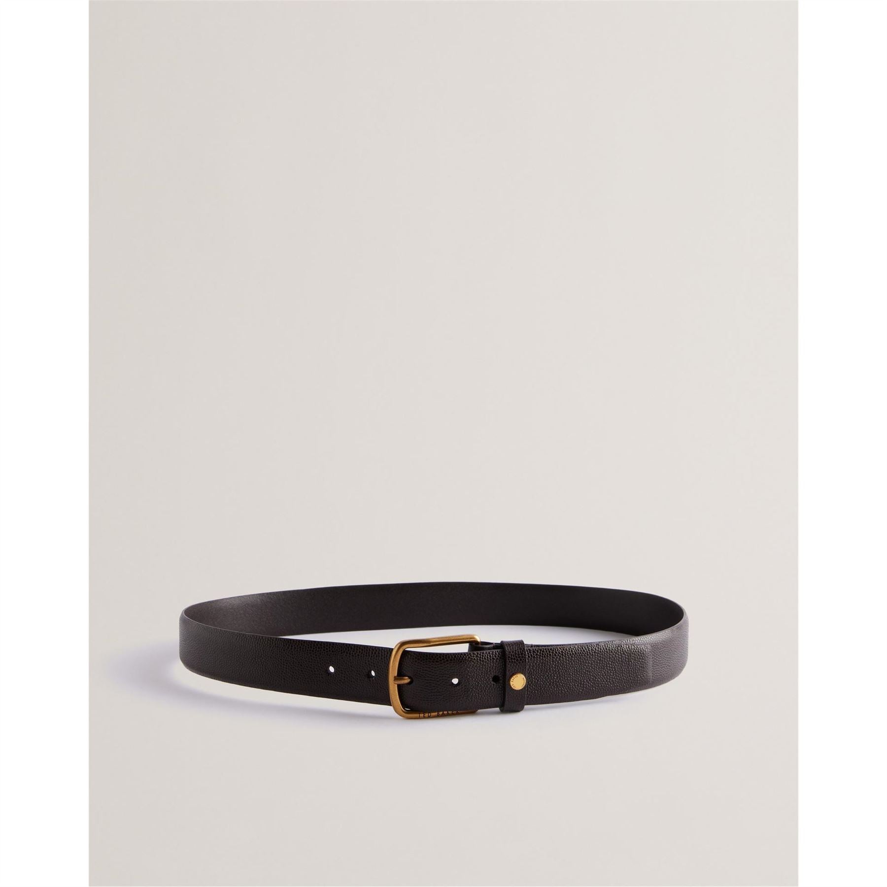 Ted Baker Caviar Pin Buckle Leather Belt
