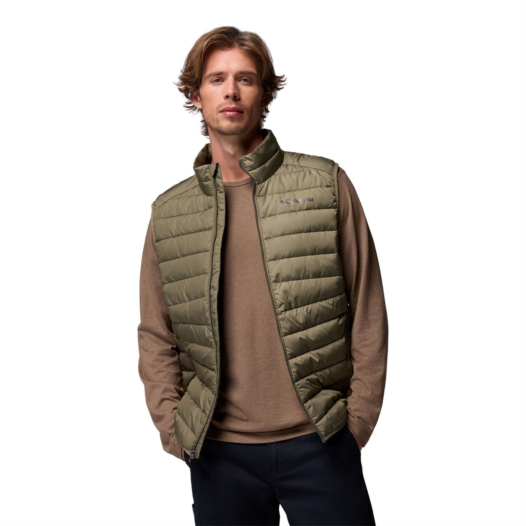 Columbia Mens Foster Solid Patterned Gilet