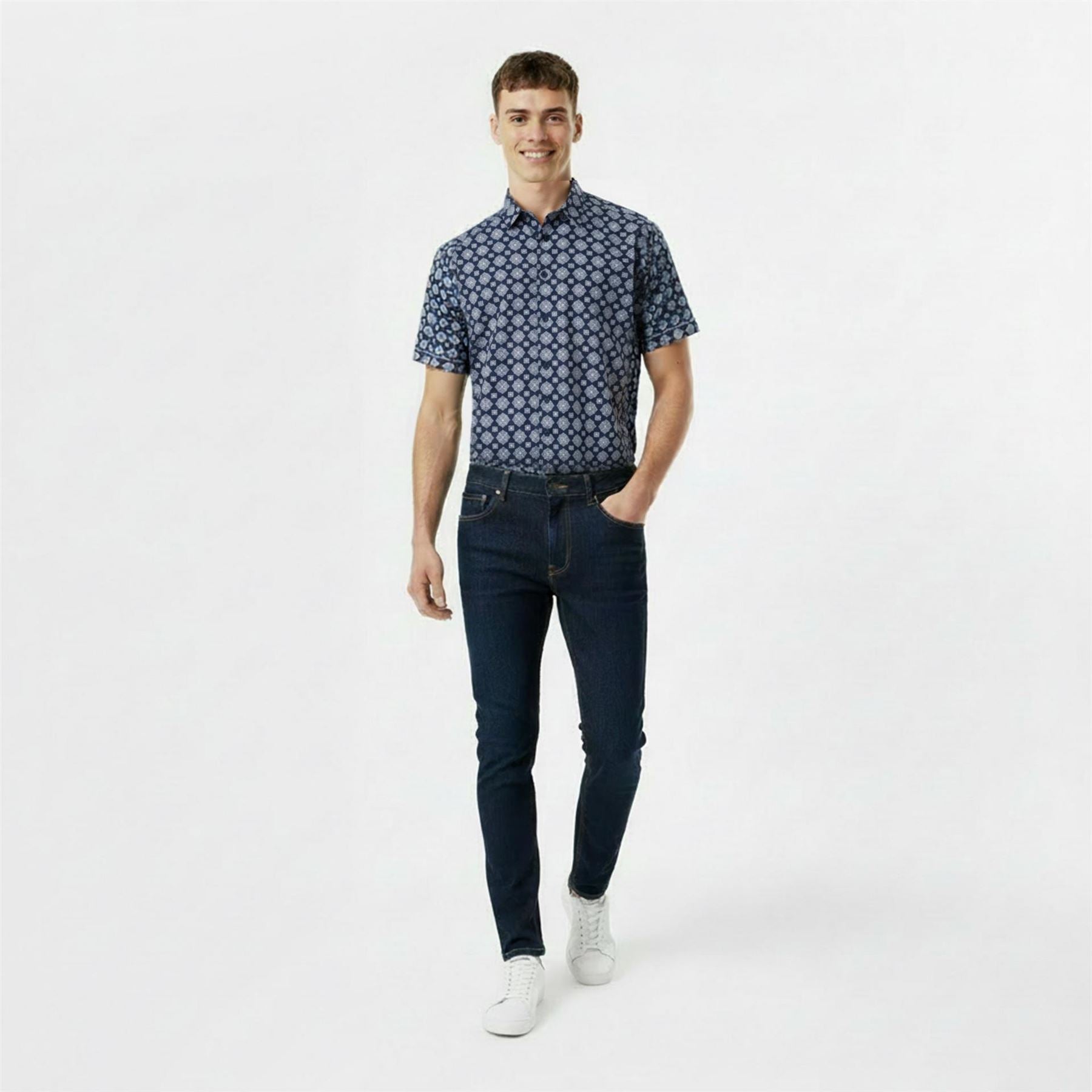 Jack Wills Short Sleeve Printed Shirt