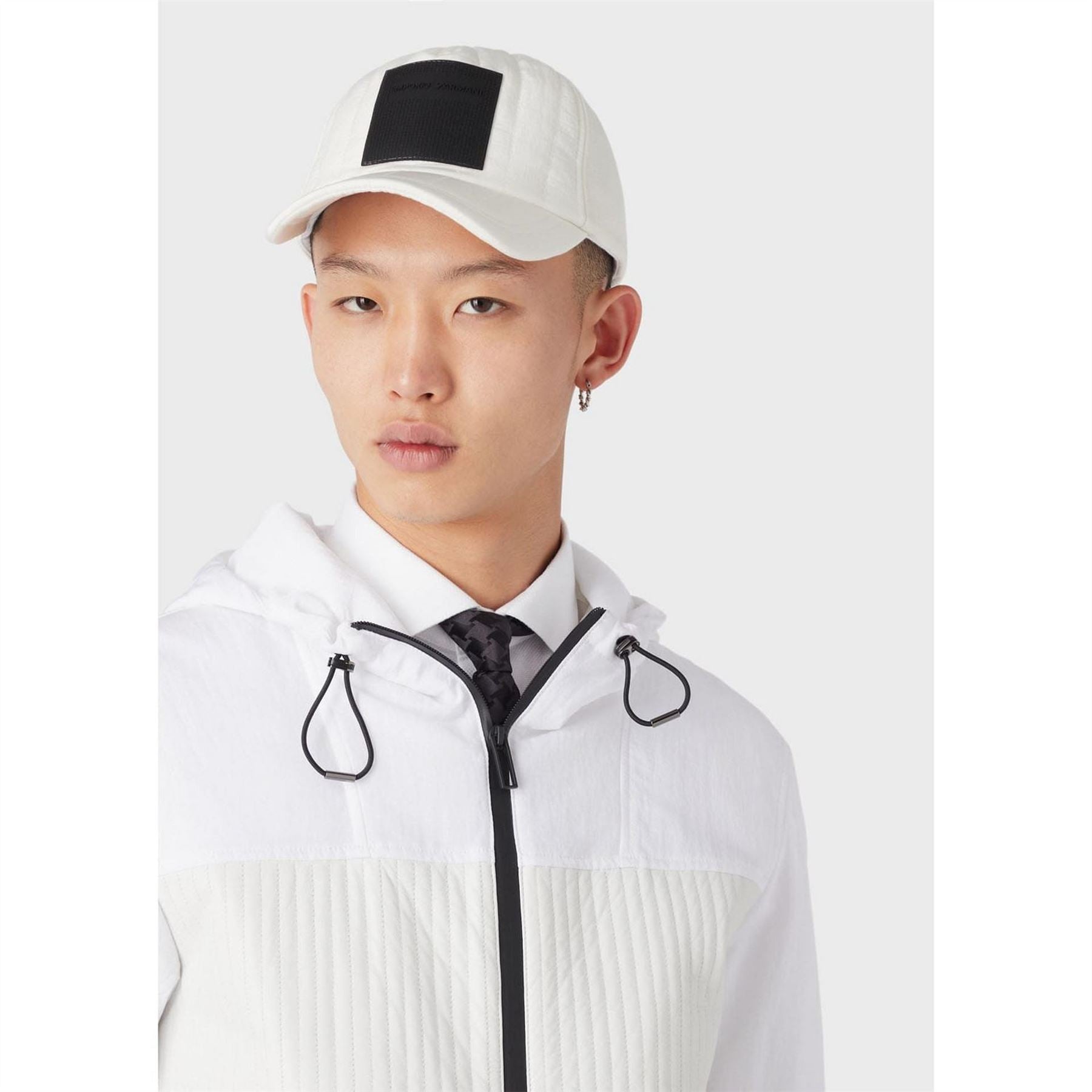 Emporio Armani Leather Hooded Jacket
