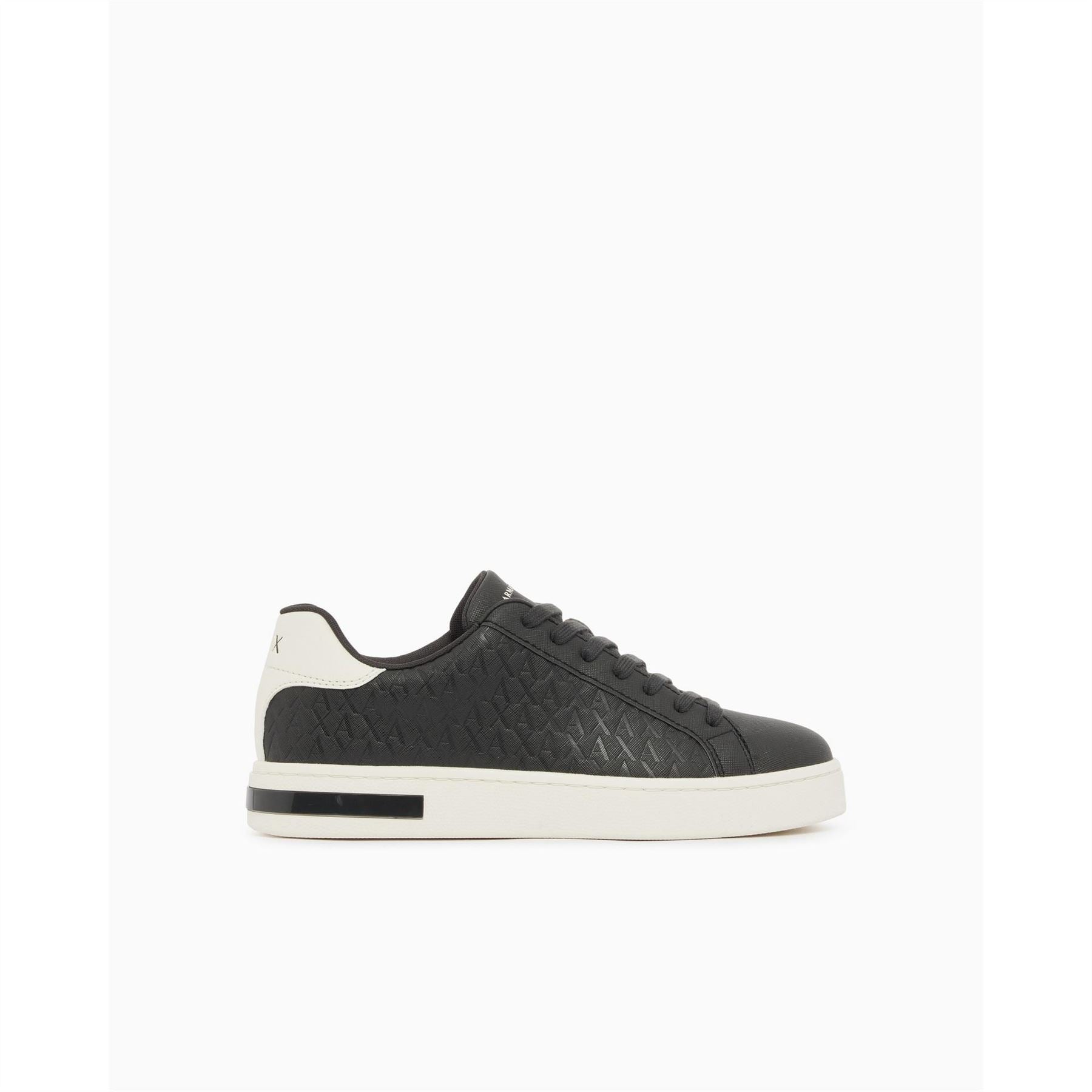 Armani Exchange All Over Monogram Court Trainers