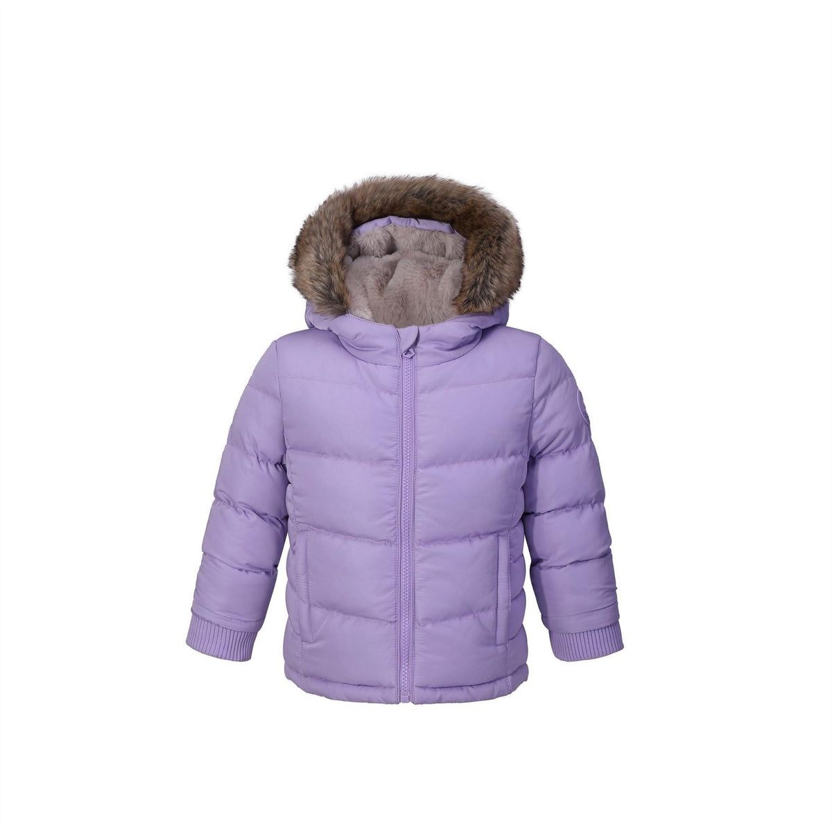 SoulCal  2 Zip Bubble Hooded Long Sleeve Short Puffer Jacket