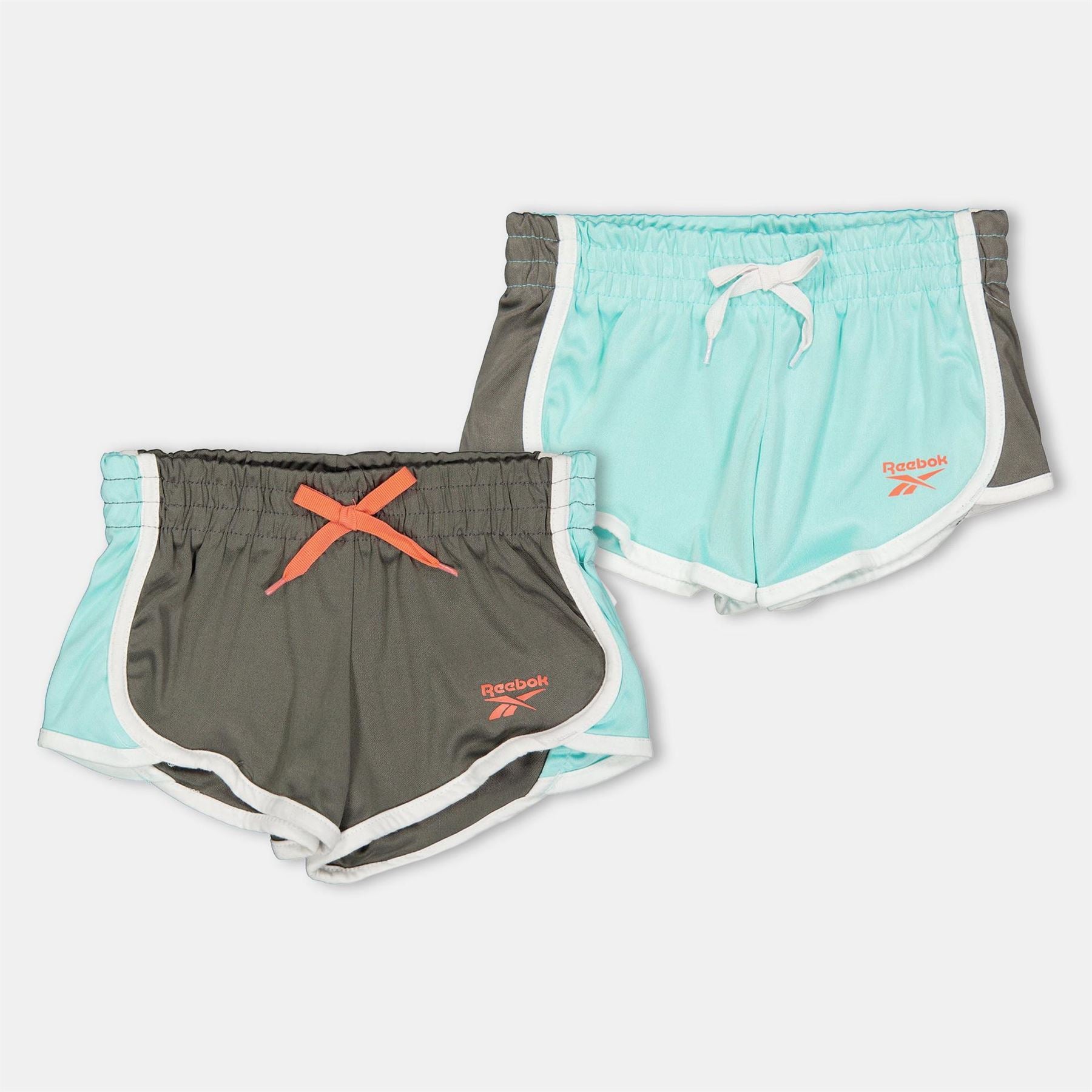 Reebok 2 Pack Bermuda Shorts with Curved Hem