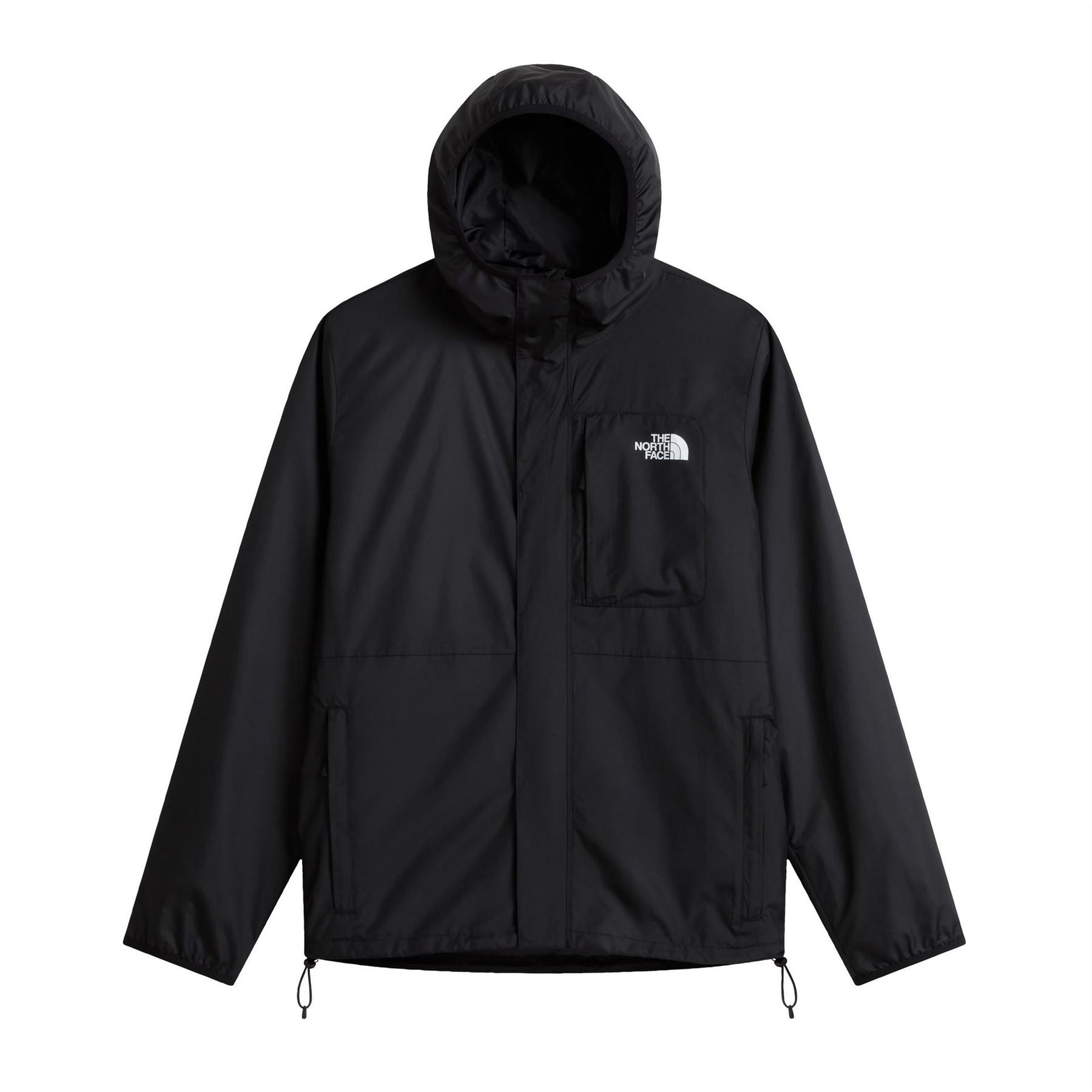 The North Face Nuketo Color Block Hooded Rain Jacket with Storm Flap