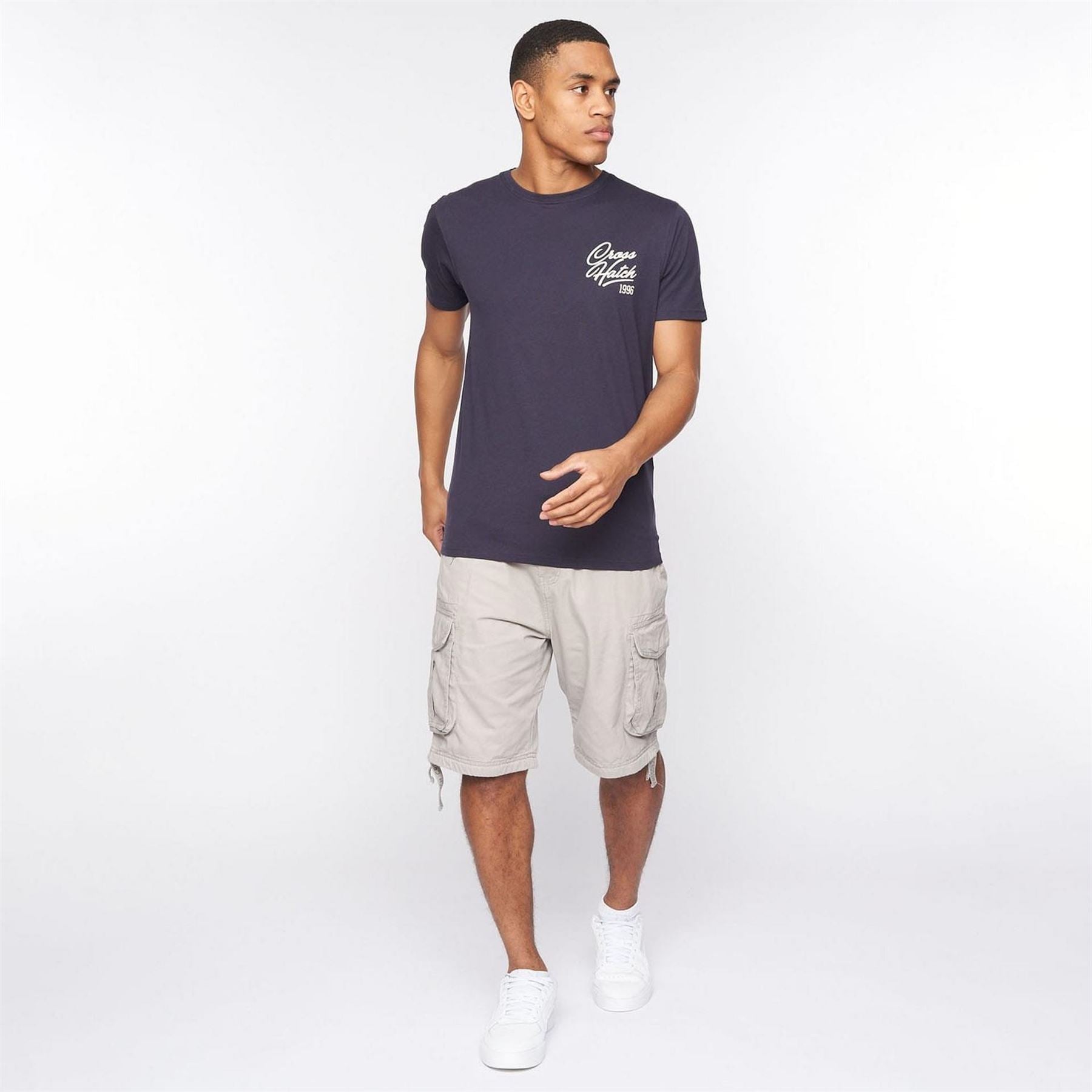 Crosshatch Cargo Shorts