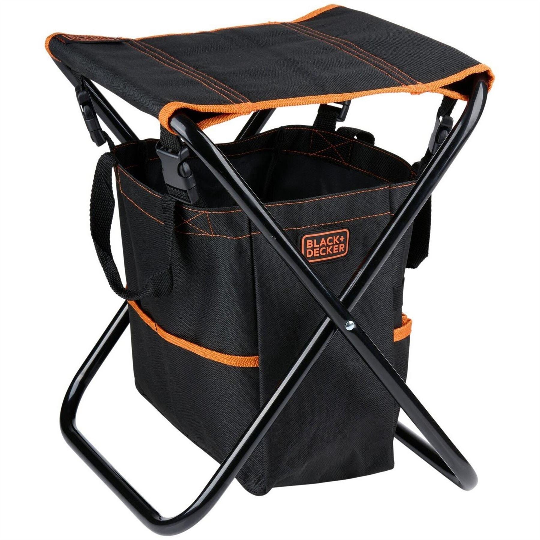 Black and Decker Garden Stool With Tool Bag