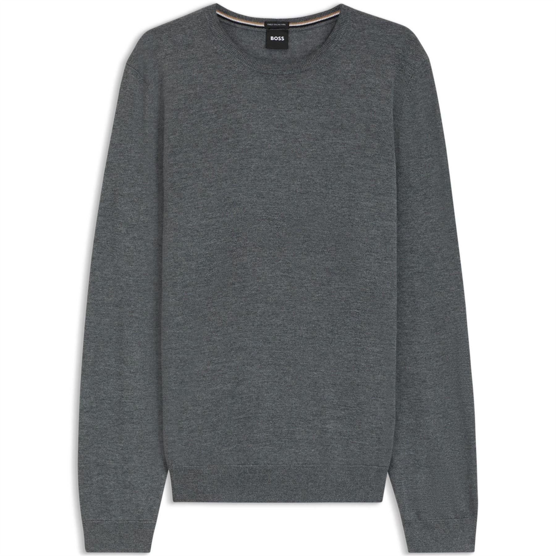 Boss Leno Knit Jumper, Soft Virgin Wool